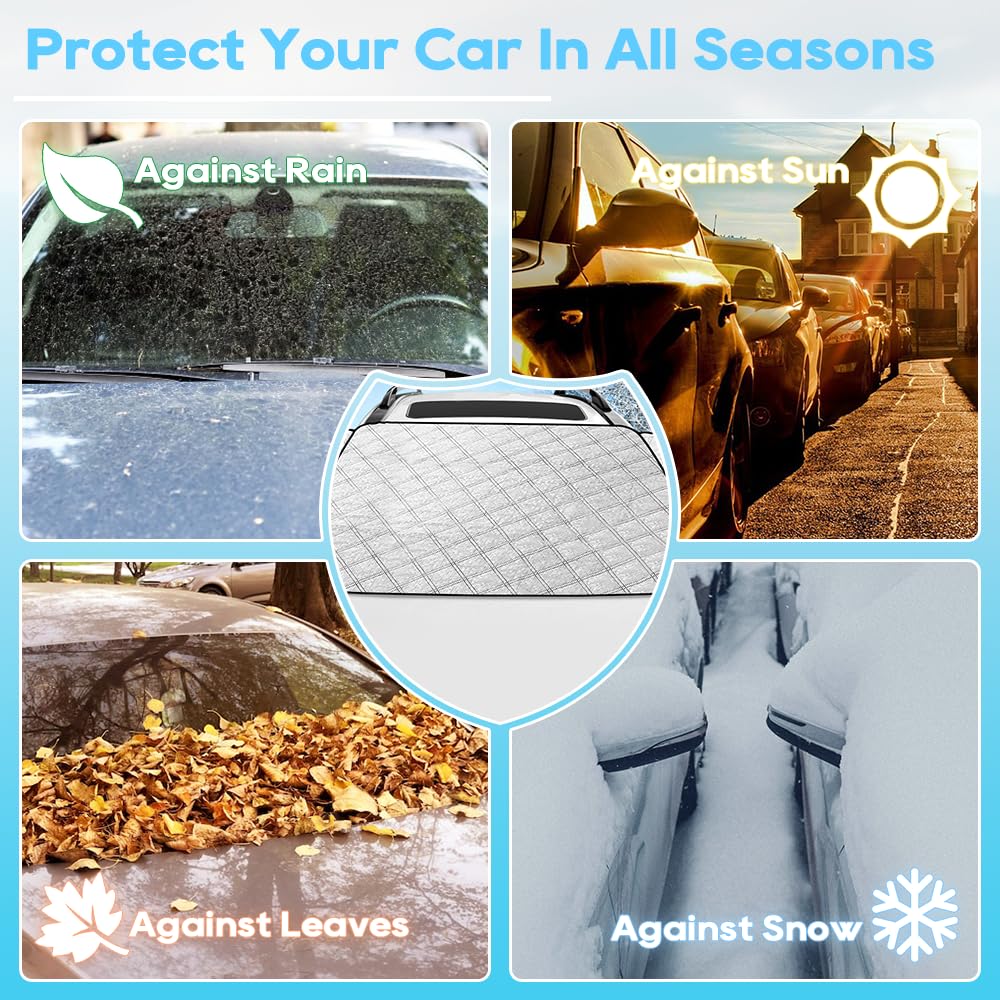 4-Layer Car Windshield Snow Cover 61.8