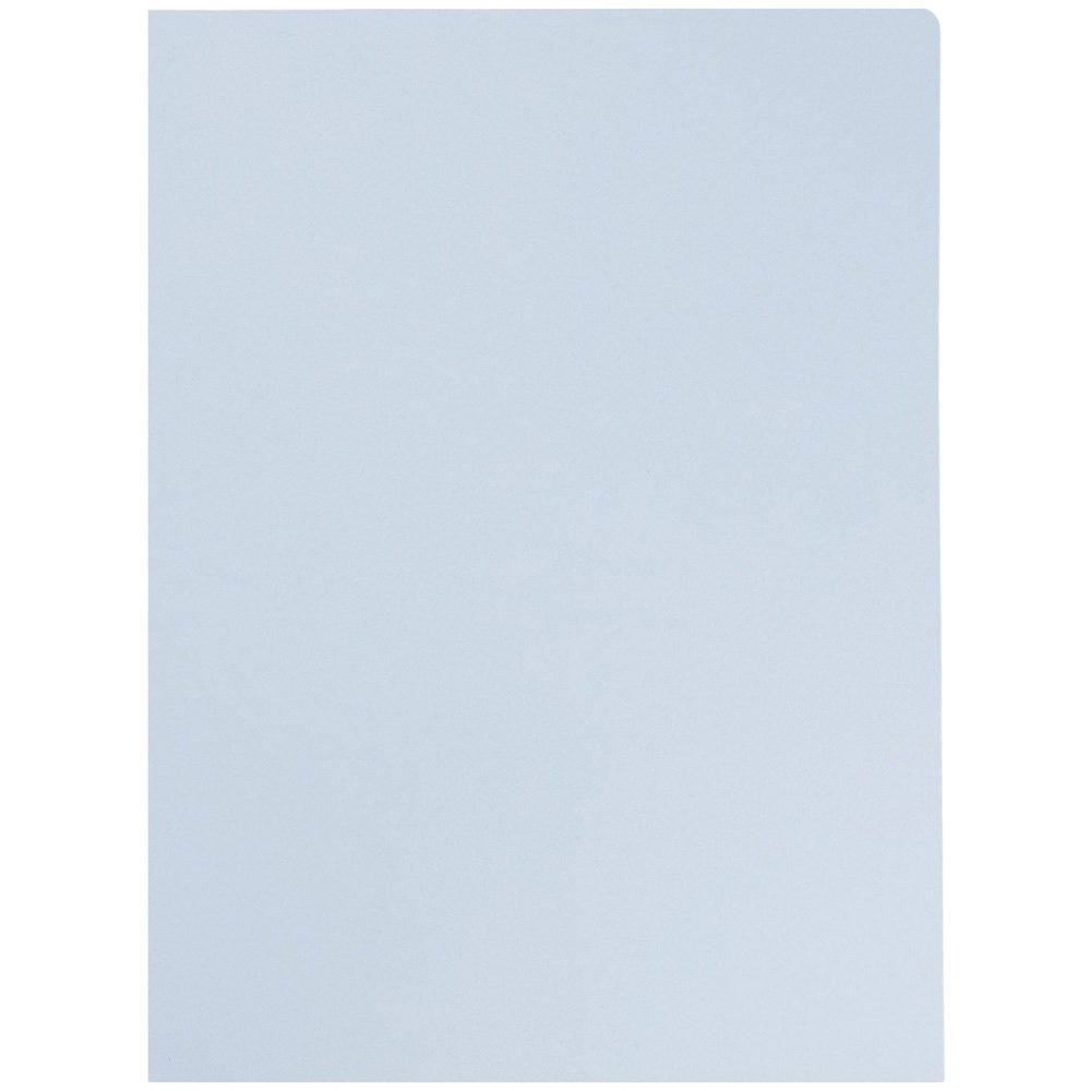 JAM PAPER Premium Matte Cardstock Twin Pocket Folders - Baby Blue - 100 Pack Bulk Office Supplies for School, Work & Document Organization
