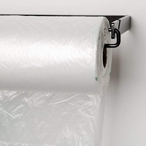 450 Clear Plastic Food Storage Bags on a Roll - 10x15 Inch Reusable Produce Bags for Fruits, Vegetables, Bread & Kitchen Organization | Bulk Food Prep, Grocery Shopping & Meal Storage Solution