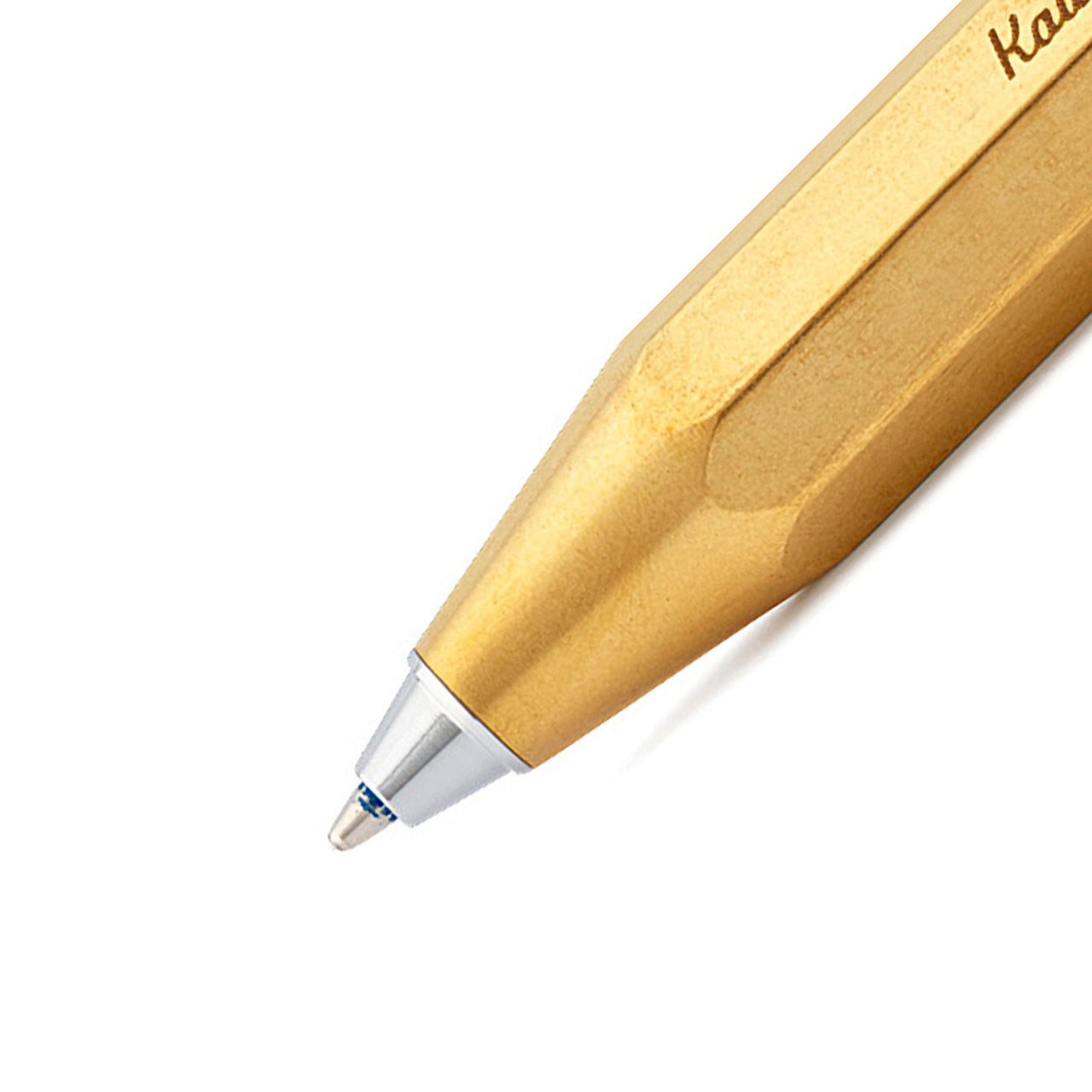 Premium Brass Sport Ballpoint Pen - Elegant & Durable Writing Instrument for Office, School, Gifts & Everyday Use