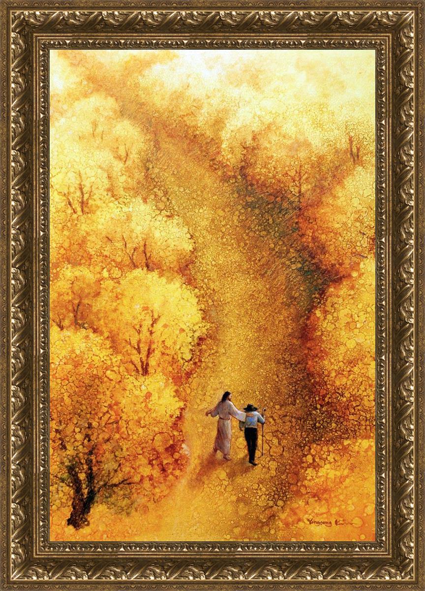 By Your Side - Heartwarming Art Print by Yongsung Kim | Christian Home Decor, Wall Art for Living Room & Bedroom | Perfect Gift for Weddings, Anniversaries & Housewarming