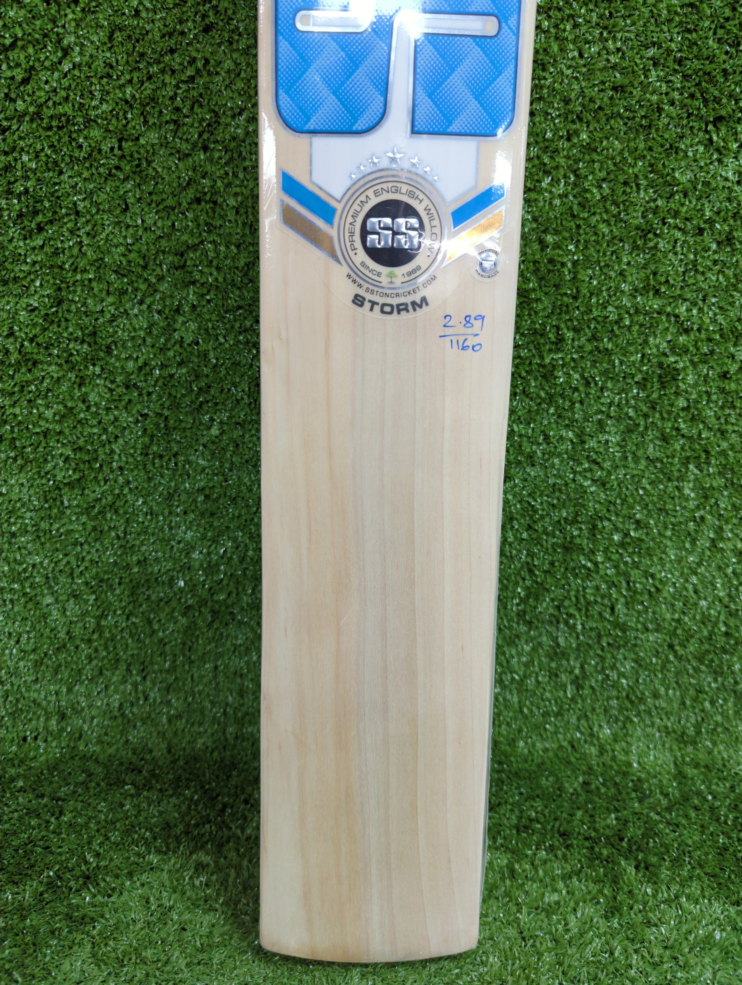 Premium SS Storm English Willow Cricket Bat - Handcrafted for Power & Performance - Perfect for Professional Matches & Training Sessions