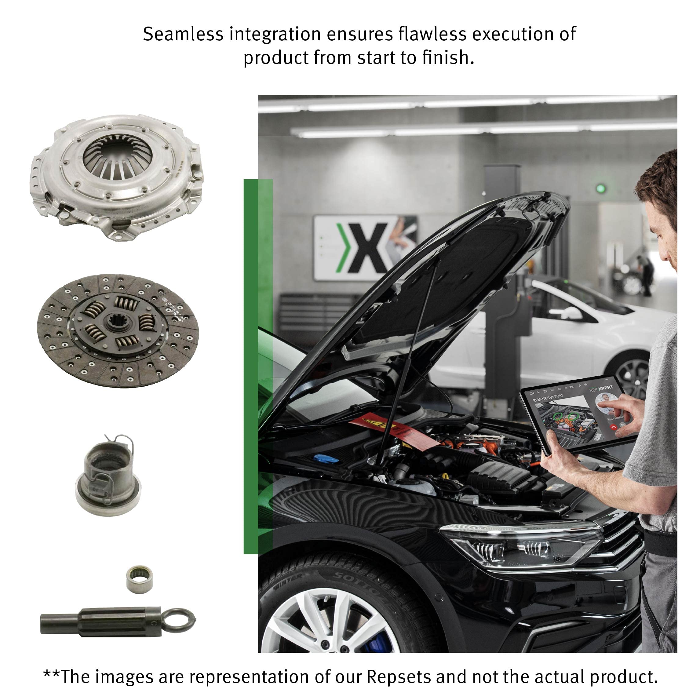 Schaeffler LuK RepSet 05-020 Clutch Kit - OEM Replacement Clutch Kit for Smooth Shifting | Perfect for Daily Commuting & Performance Driving