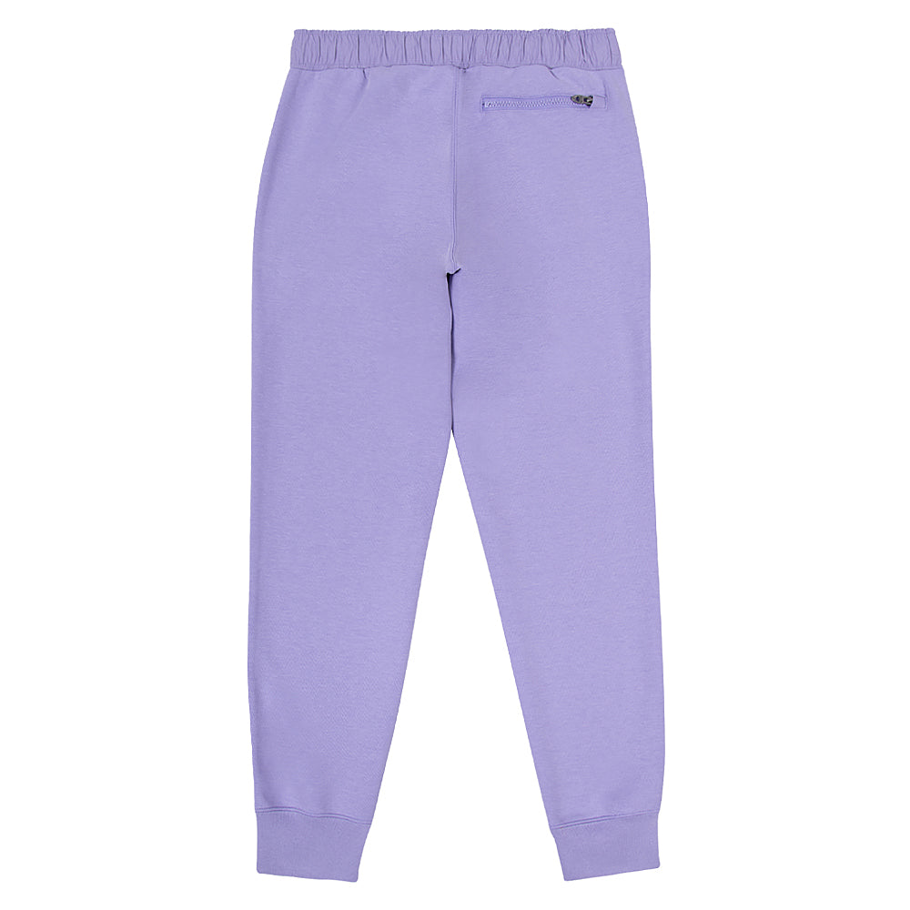 All Weather Double Knit Sweatpants for Women - Soft & Comfortable Sky Lavender Joggers - Perfect for Yoga, Running, Lounge & Travel