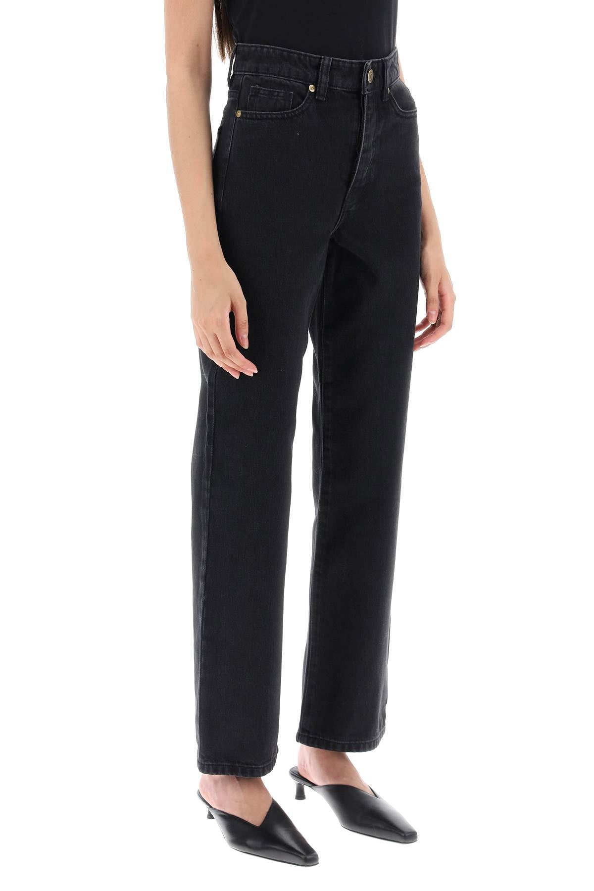 By Malene Birger Milium Jeans in Organic Denim - Sustainable High-Waisted Skinny Jeans for Women | Perfect for Casual Wear, Office Outfits & Night Out