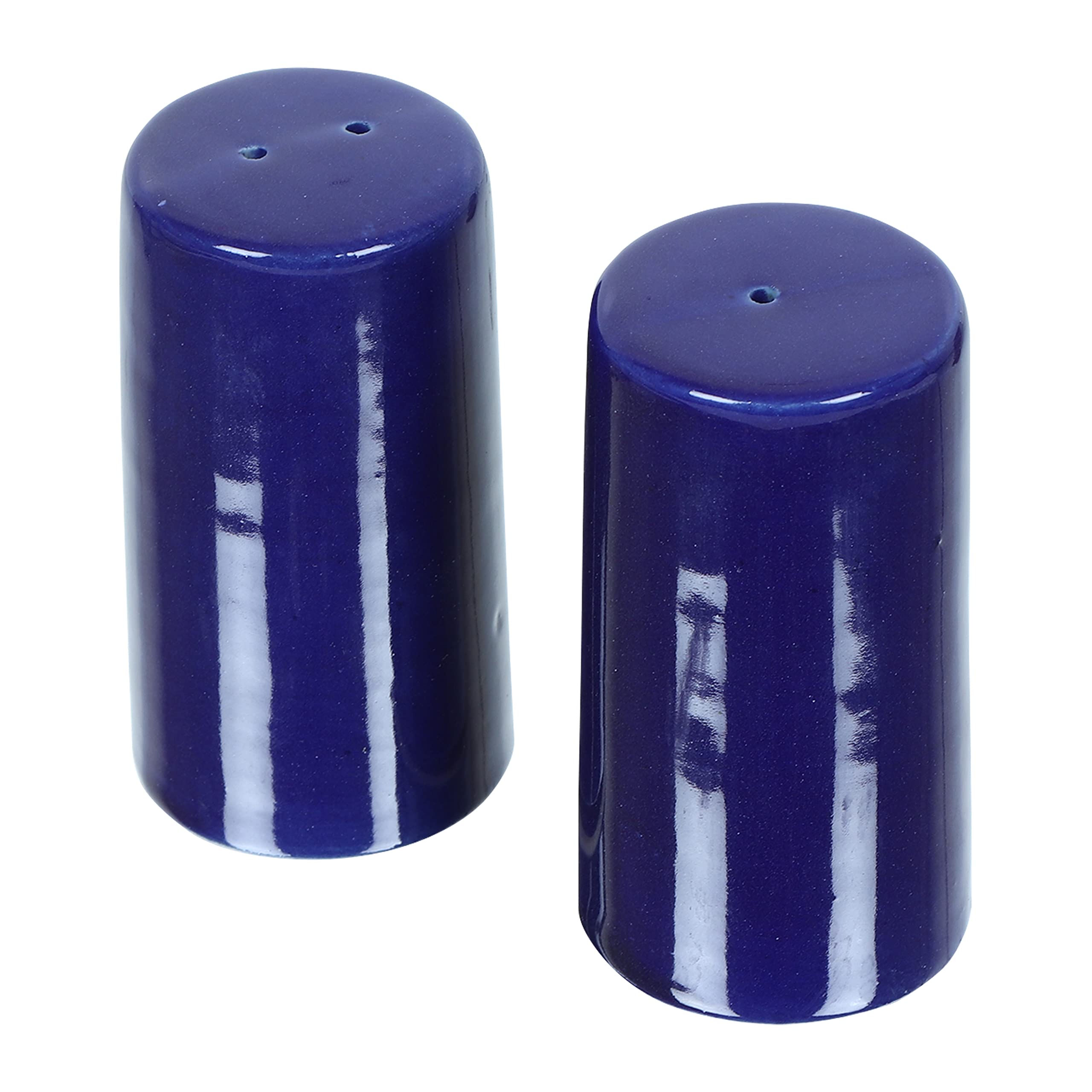 Farmhouse Style Ceramic Salt and Pepper Shakers Set - 2 Piece Modern Kitchen Table Décor for Wedding Registry, Housewarming Gifts & Rustic Dining Room Decor | Perfect for Farmhouse Kitchens, Dining Tables & Gift Giving