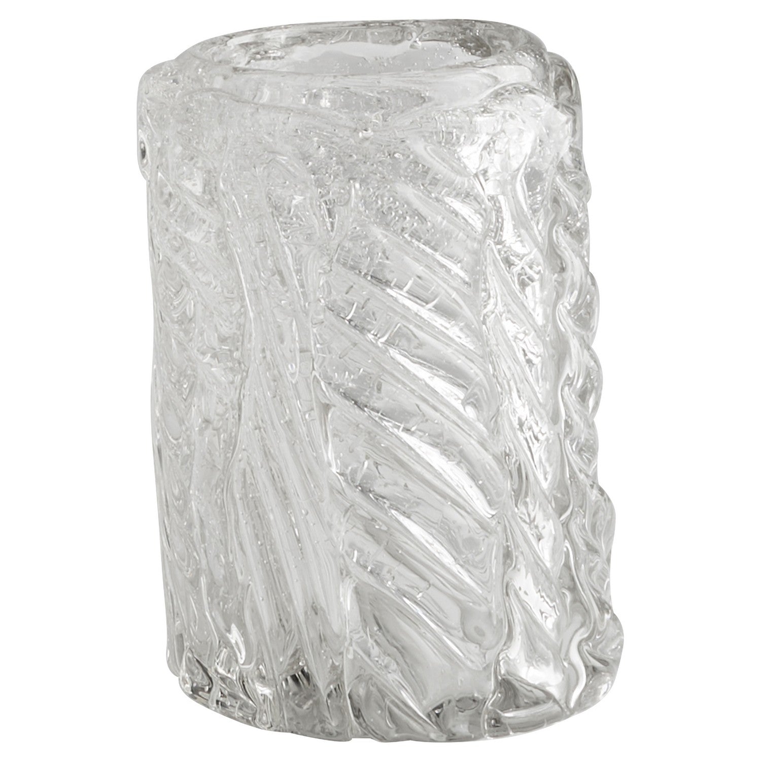 Cyan Design 11490 Clear Glass Vase - Small Modern Home Decor for Flowers, Centerpiece, Wedding & Living Room Decor