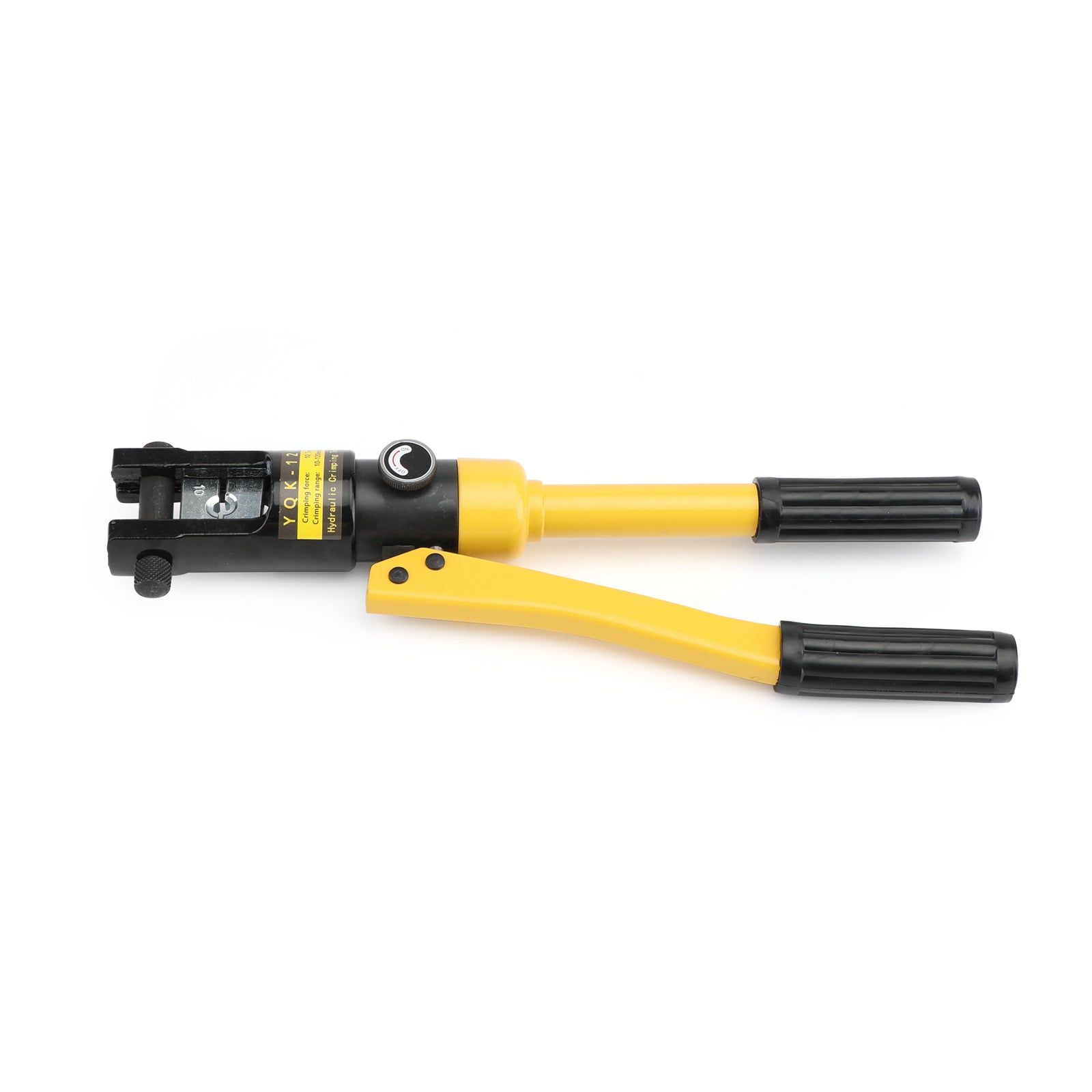 10 Ton Heavy Duty Hydraulic Wire Crimper with 8 Dies - Professional Battery Cable Lug Terminal Crimping Tool for Automotive, Marine & Solar Panel Installations