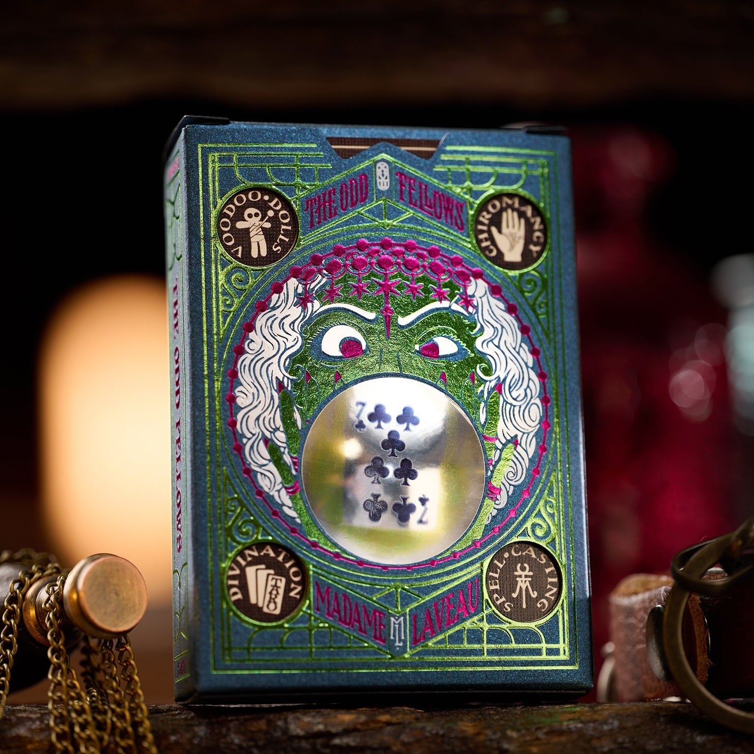 Madame Laveau Voodoo Themed Playing Cards - Premium Quality Deck for Magic Tricks, Poker Games & Collectors | Perfect for Game Nights, Fortune Telling & New Orleans Style Decor
