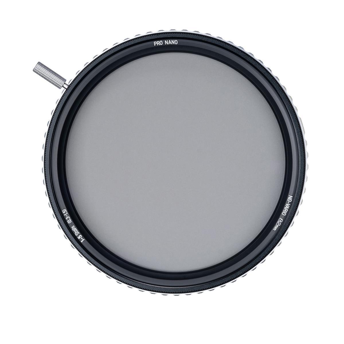 NiSi 58mm True Color ND VARIO Pro Nano 1-5 Stop Variable Neutral Density Filter - Perfect for Landscape Photography & Videography