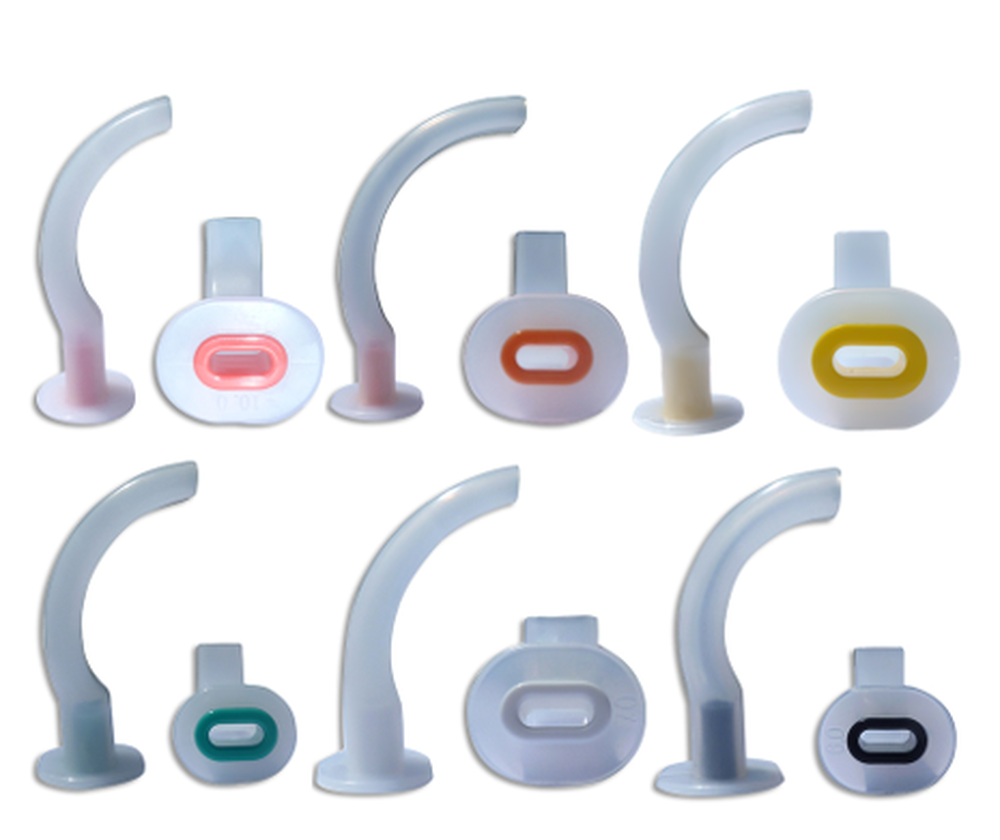 Guedel Airway Size 0 to Size 5 Pack of 6 - Medical Oropharyngeal Airway for Emergency & Anesthesia Use - GST Free