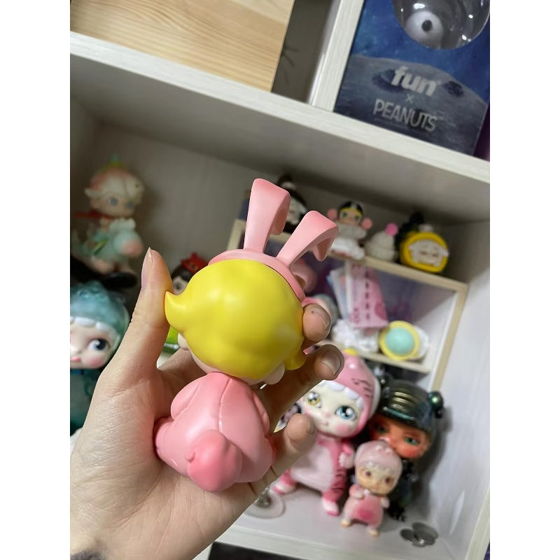 DIMOO Limited Edition Pajama Rabbit Collectible Figure - Perfect for Display, Gifts, and Anime Enthusiasts