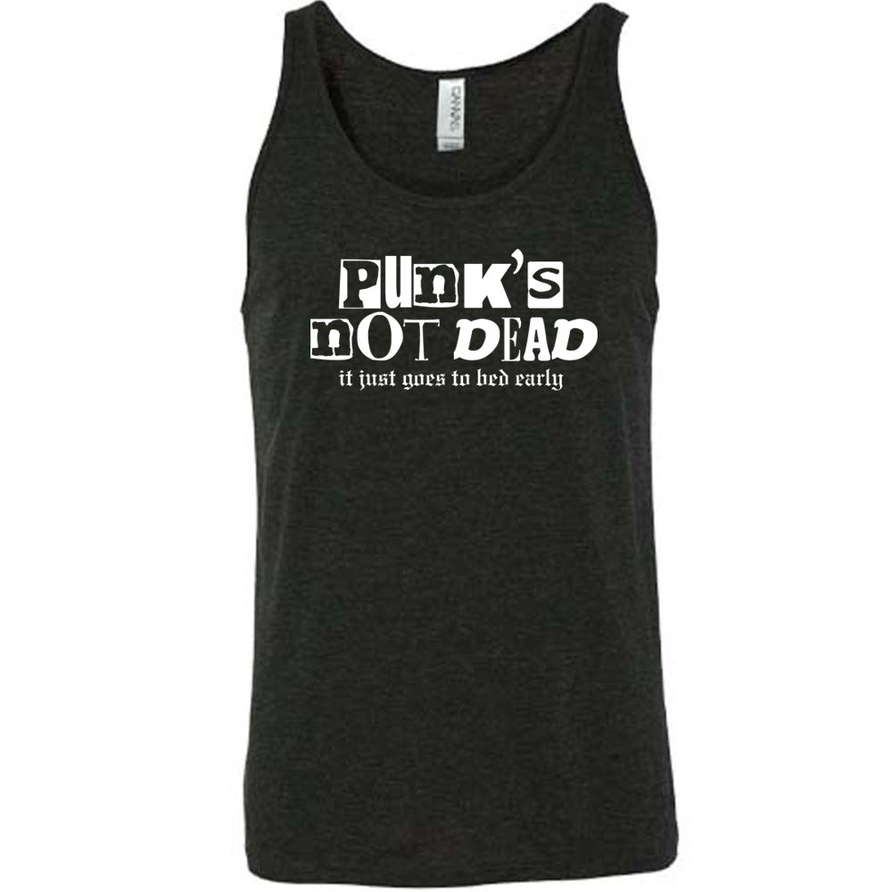 Punk's Not Dead It Just Goes To Bed Early Unisex T-Shirt | Vintage Punk Rock Graphic Tee for Men & Women | Casual Streetwear, Concert Outfit, Music Festival Fashion