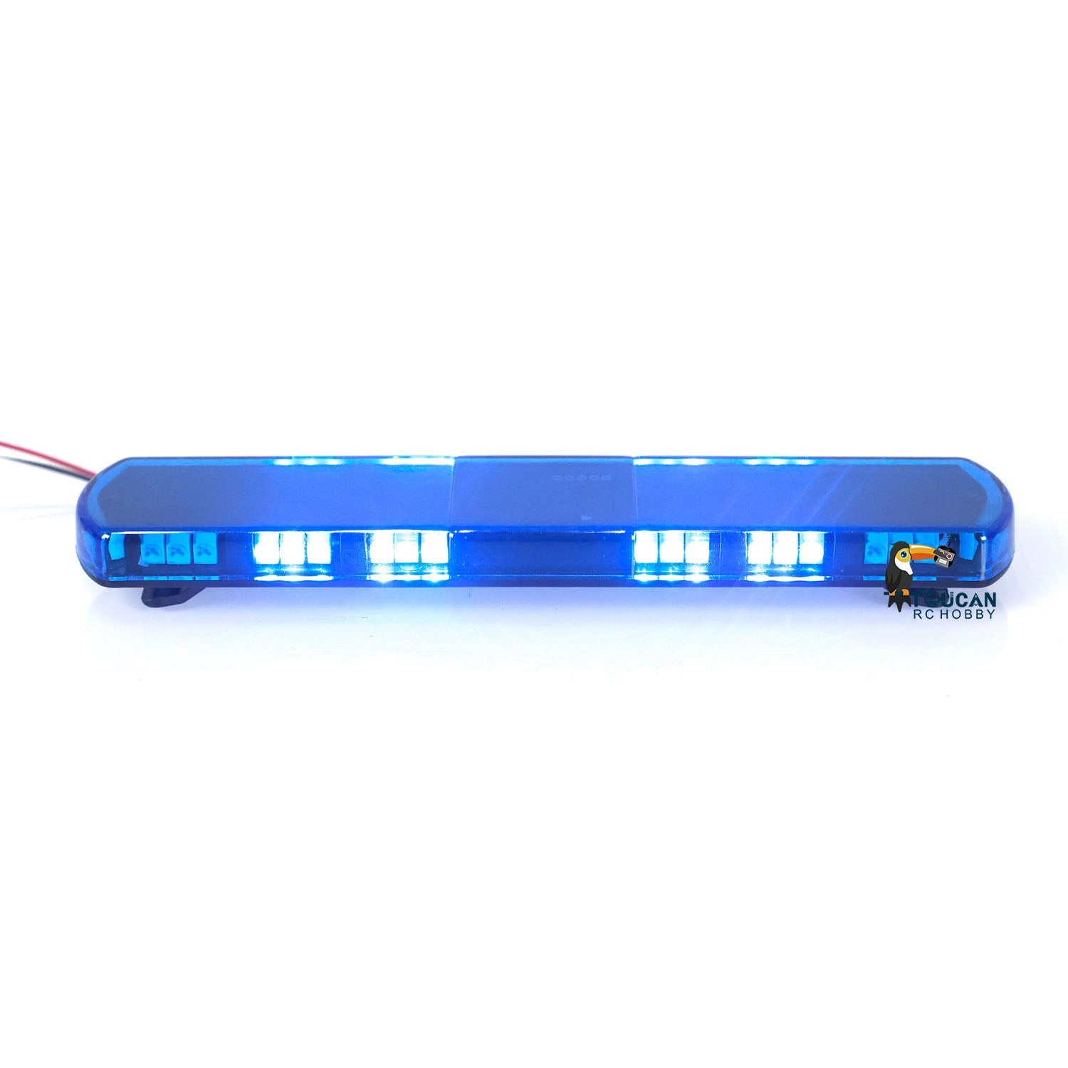 BITRC LED Plastic Warning Rotating Light for 1/14 RC Car Truck Models - DIY Construction Vehicle Accessory for Tractor Dumper Heavy Radio Controlled Toys | Perfect for RC Construction Site Scenes & Nighttime Visibility