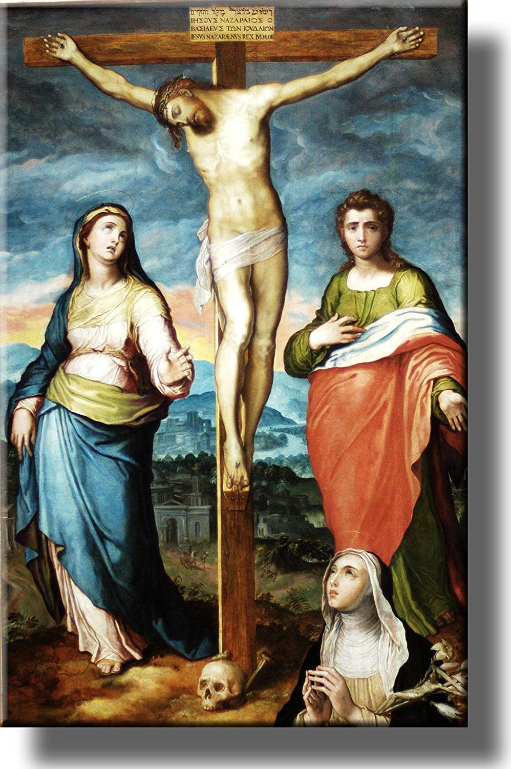 Marco Pino Jesus Christ Wall Art - Stretched Canvas Ready to Hang for Home & Church Decor