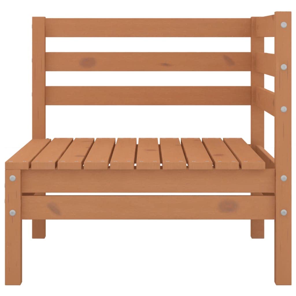 3-Piece Patio Lounge Set - All-Weather Resistant Outdoor Furniture for Terrace, Deck, Balcony, Garden & Lawn - Solid Pinewood in Honey Brown - Perfect for Relaxing, Entertaining & Outdoor Dining