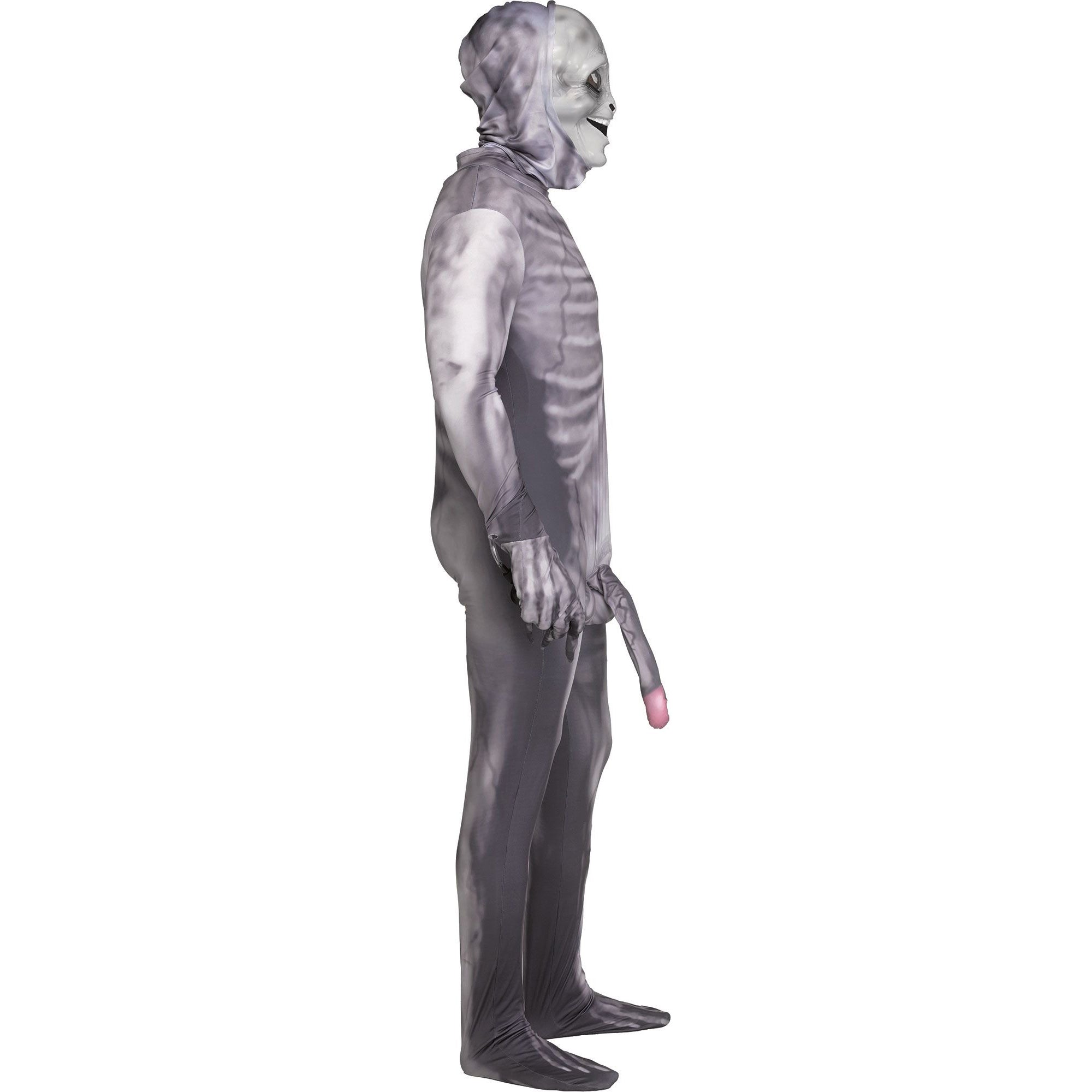Alien Prober Costume for Adults - Sci-Fi Jumpsuit with Mask for Halloween, Cosplay & Themed Parties | Premium Quality UFO Investigator Outfit