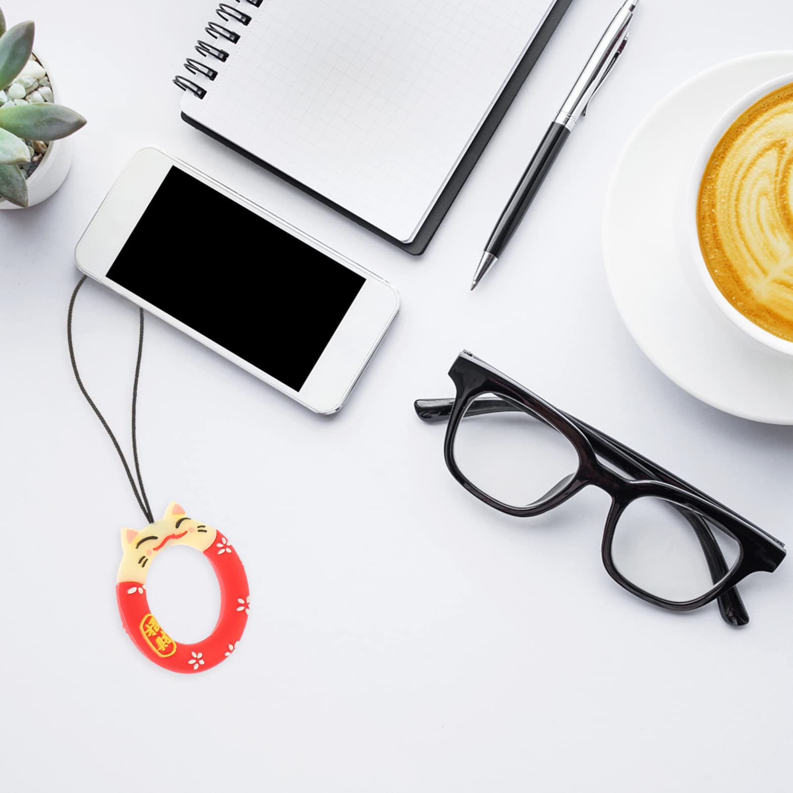 Cartoon Phone Lanyard - Unique Phone Strap with Finger Loop for Phone Cases - Perfect for Work, Travel, and Hands-Free Convenience