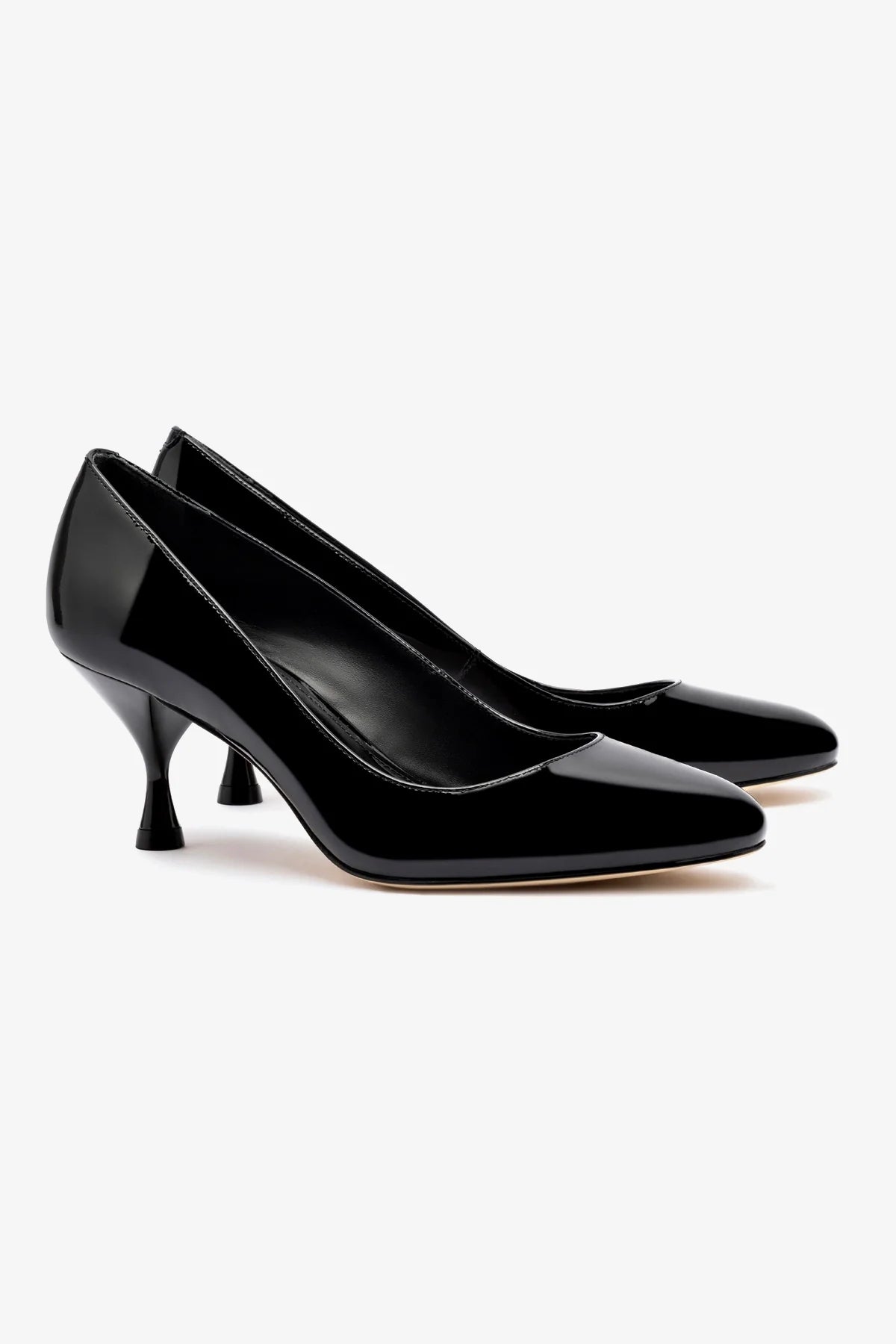 Michelle Lo Black Patent Leather Pumps - Elegant High Heels for Women | Perfect for Office, Parties & Special Occasions