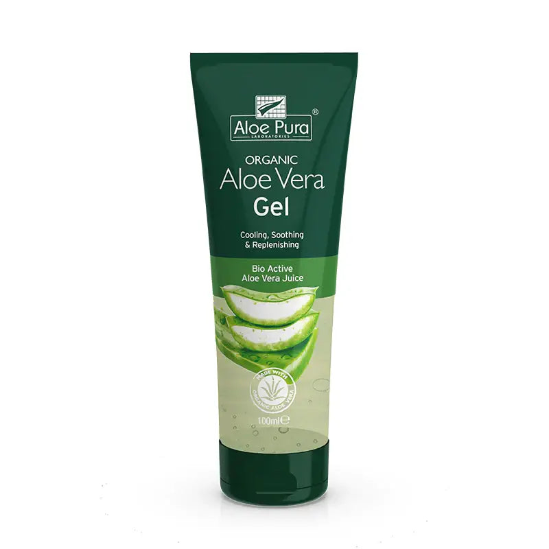 Pure Aloe Vera Gel for Skin & Hair - 99% Organic Soothing Moisturizer for Sunburn, Acne, Dry Skin & Scalp - Best for After Sun Care, Face Hydration & Hair Growth
