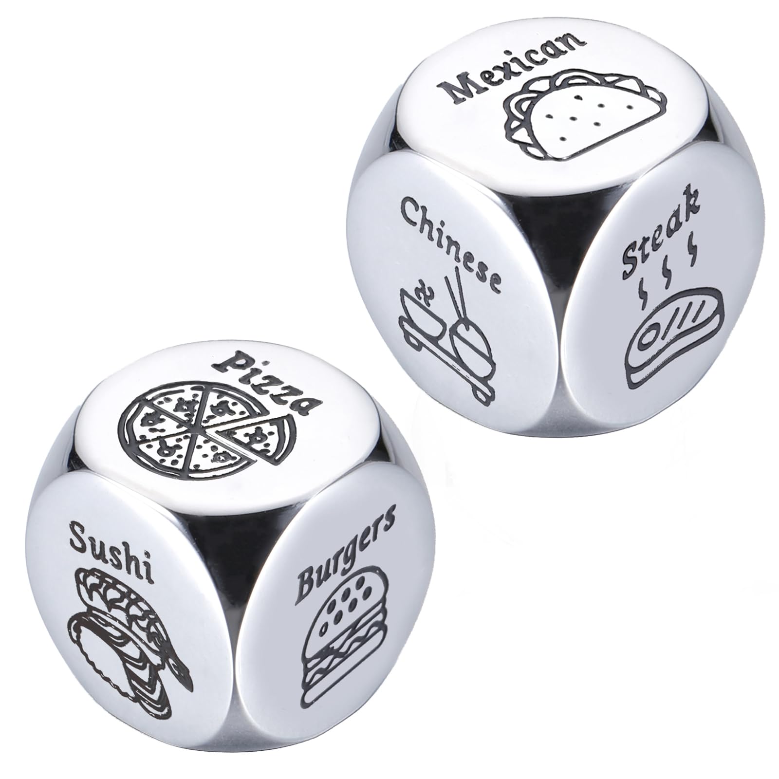Valentine's Day Gifts for Her, Him, Boyfriend, Husband, Wife & Girlfriend - Food Dice Game for Couples | Christmas Stocking Stuffers for Women, Men & Adults | Perfect for Christmas, Father's Day, Anniversary, Birthday & Wedding Gifts | Fun Date Night & Party Game for Couples