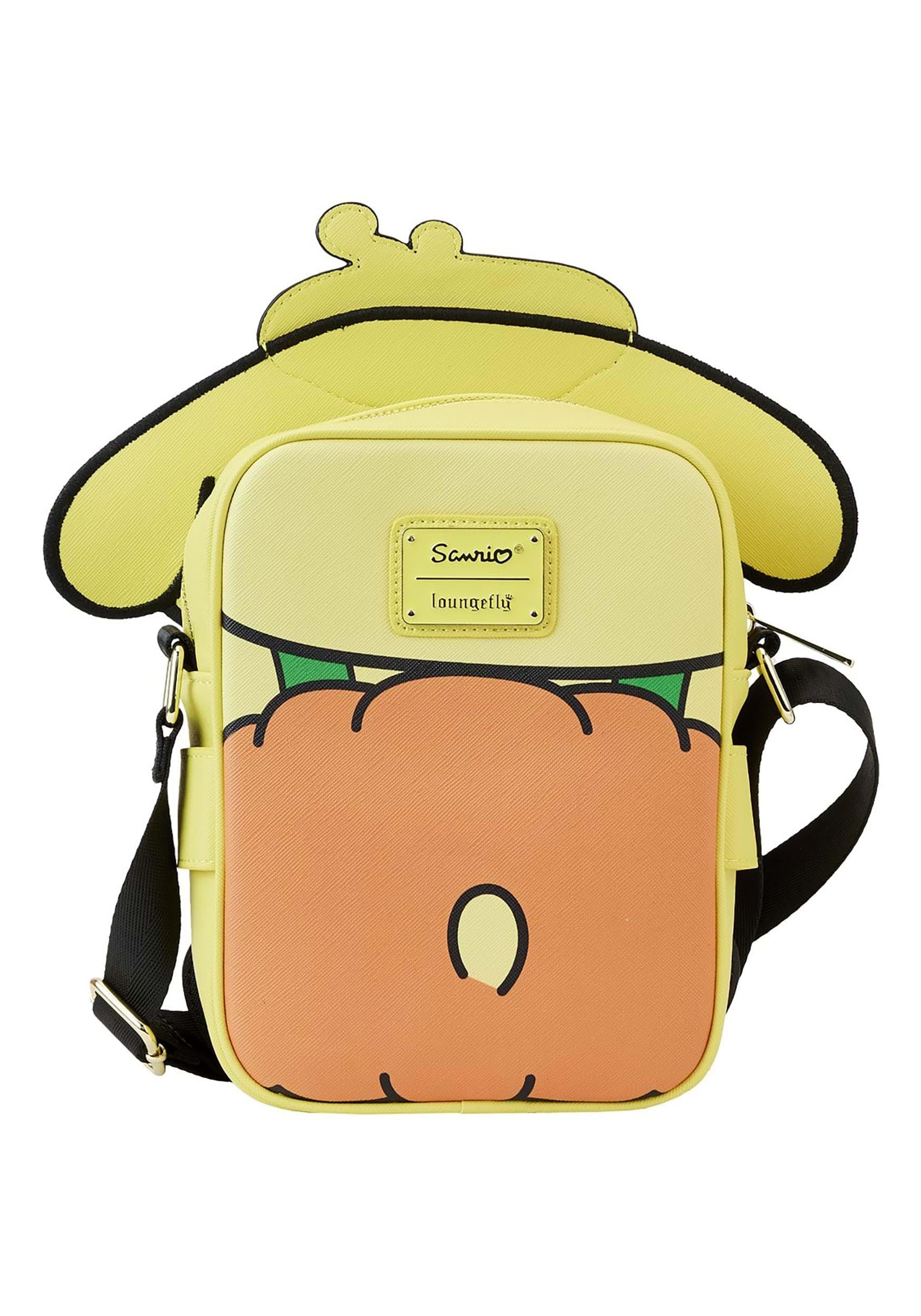 Loungefly Sanrio Pompompurin Halloween Crossbody Bag - Cute Faux Leather Purse for Cosplay, Anime Conventions & Daily Use | Kawaii Hello Kitty Collection Accessory