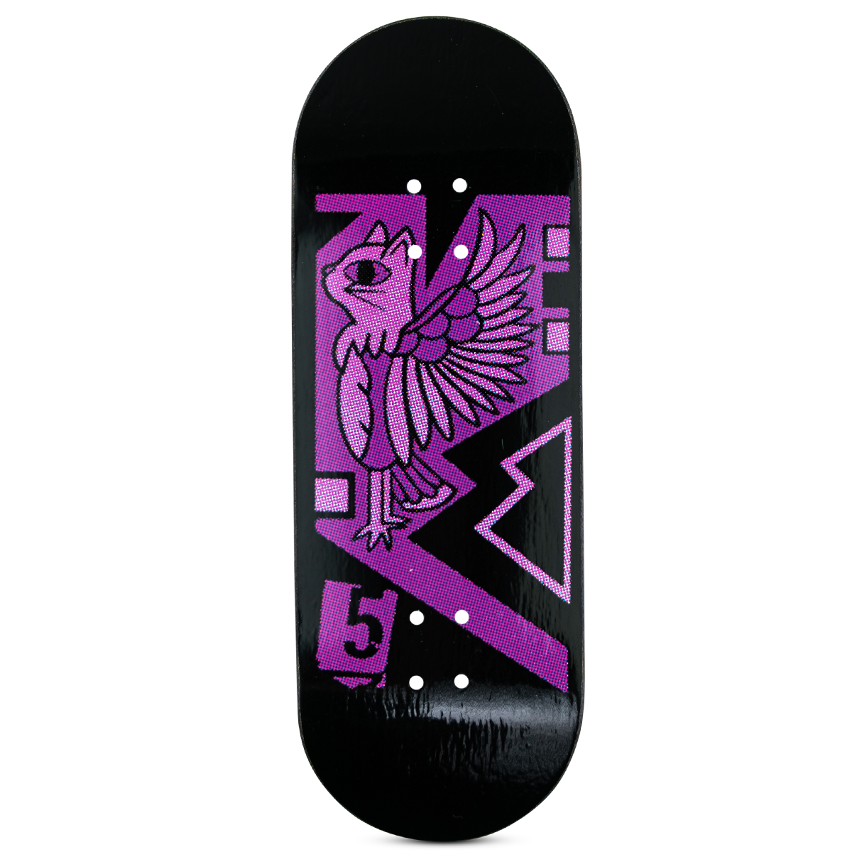 Five Luck Fingerboard Deck - Mini Skateboard for Finger Tricks & Stunts - Perfect for Beginners & Pros - Great for Office, School & Travel Fun