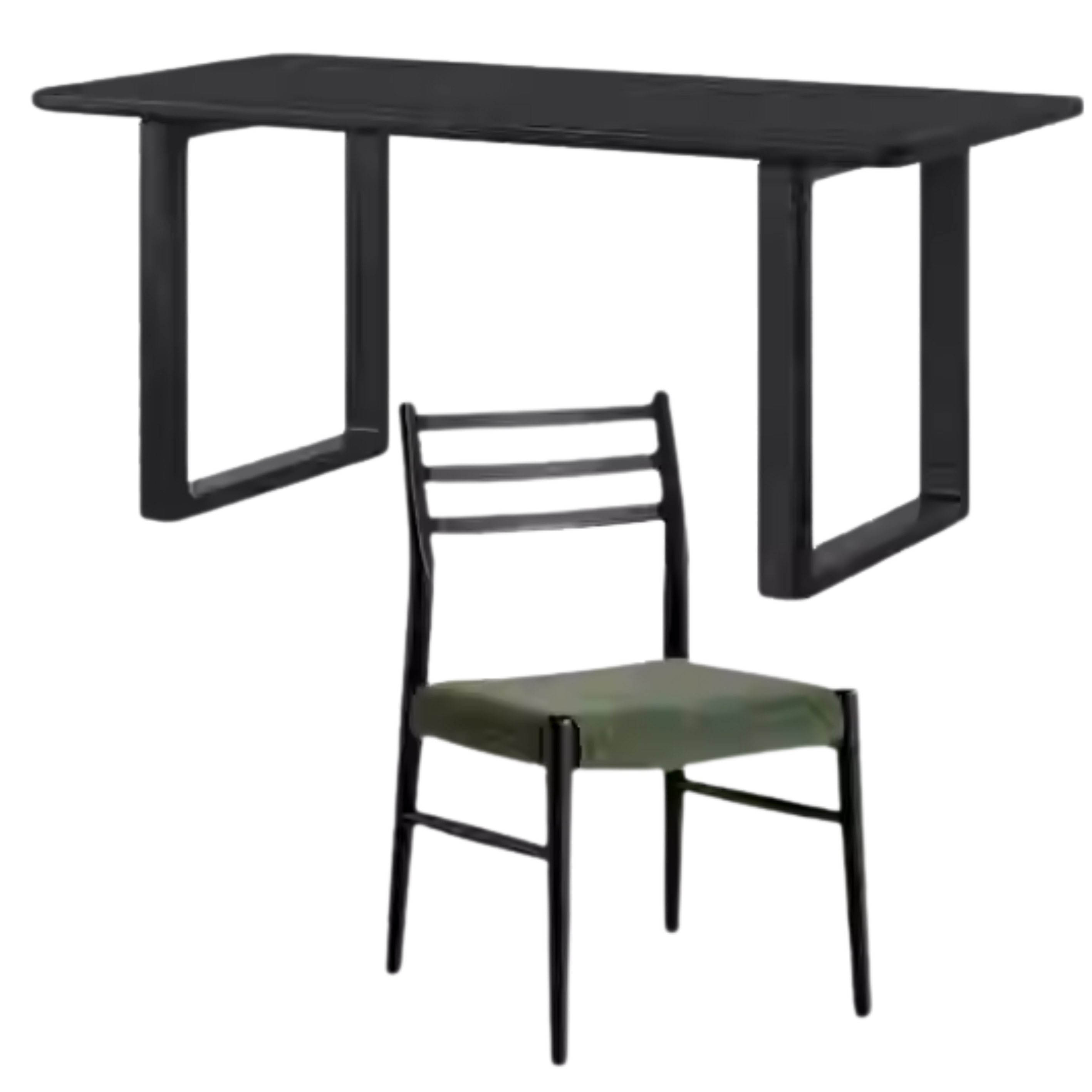 Solid Oak Wood Modern Large Dining Table - Farmhouse Style 8-Seater for Kitchen, Dining Room & Open Concept Living Spaces