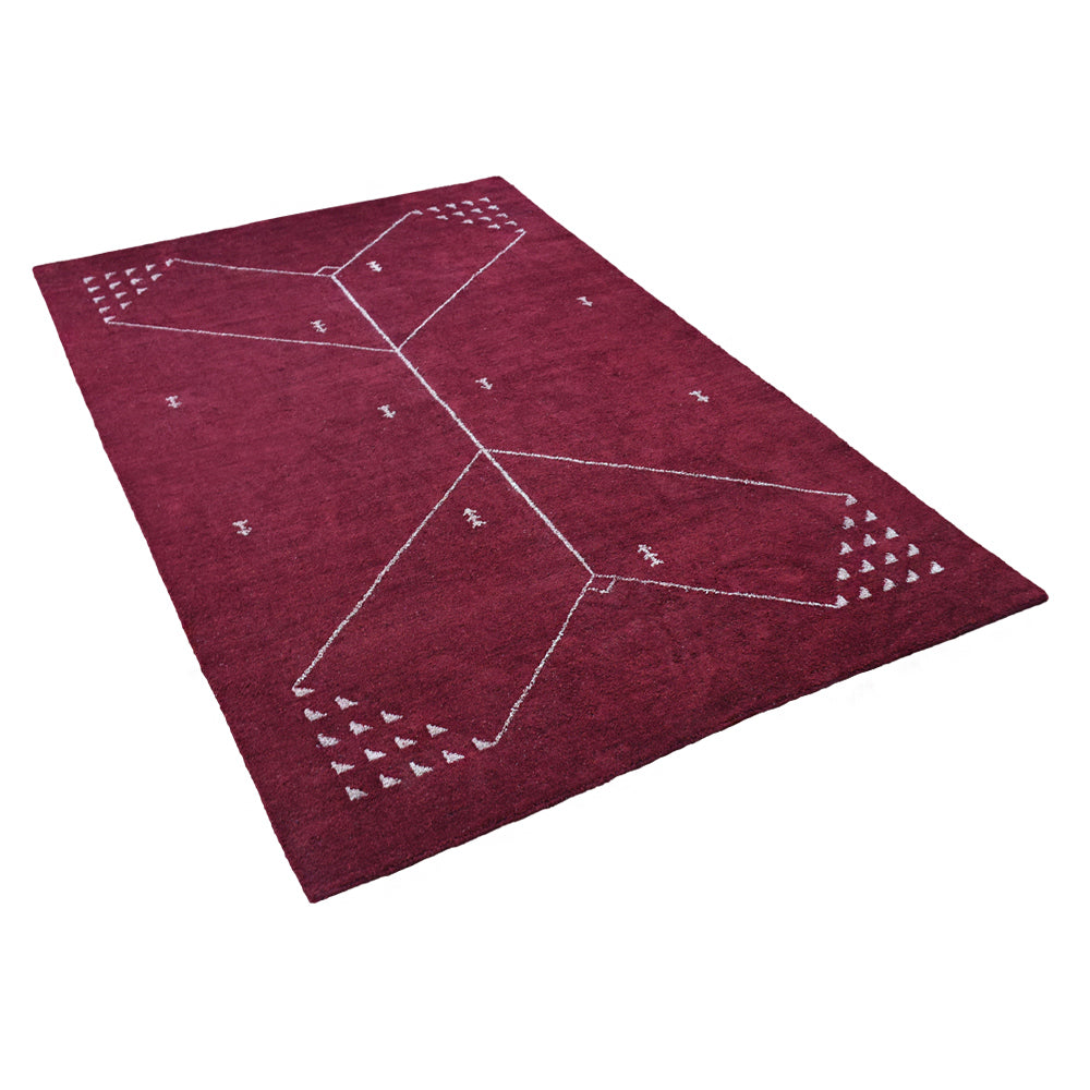Hand Knotted Sanctuary Rug - Premium Wool Area Rug for Living Room, Bedroom & Dining Room - Soft & Durable Home Decor for Cozy Spaces