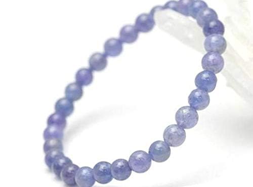 Precious-GEMS Tanzanite Bracelet for Women - Natural Gemstone Healing Crystal Stretch Bracelet, Birthstone Jewelry Gift for Her | Perfect for Meditation, Yoga & Spiritual Healing
