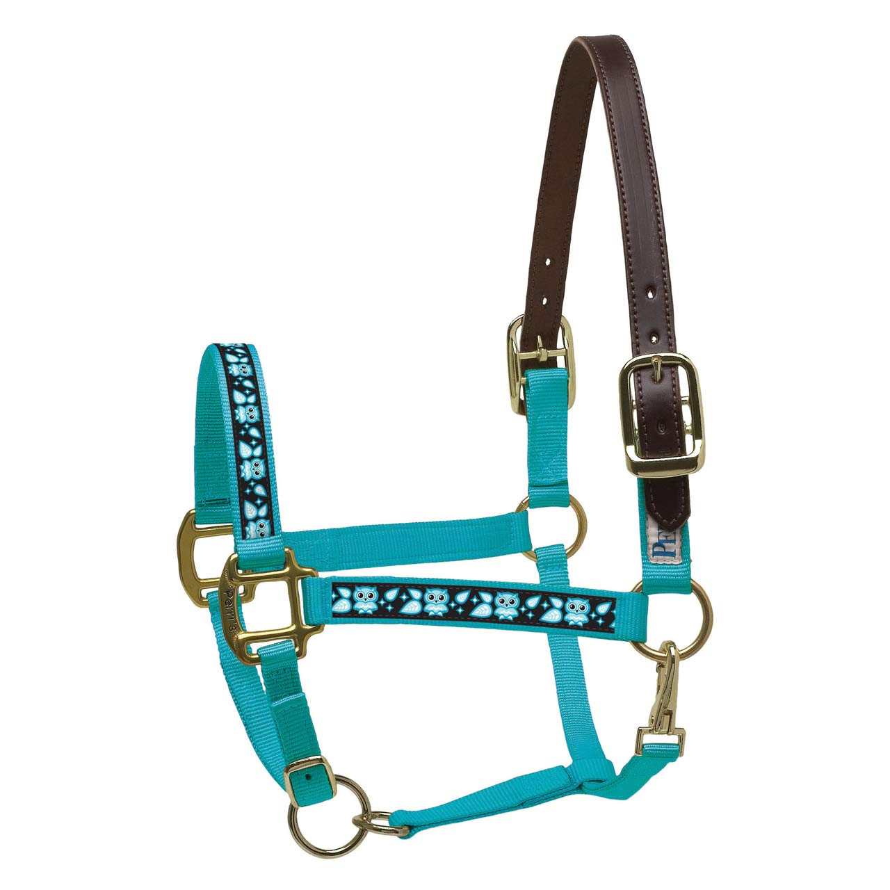 Perri's Nylon Cob Ribbon Safety Halter for Horses - Adjustable Breakaway Horse Halter with Soft Padded Noseband for Comfort & Safety | Perfect for Trail Riding, Grooming & Everyday Use