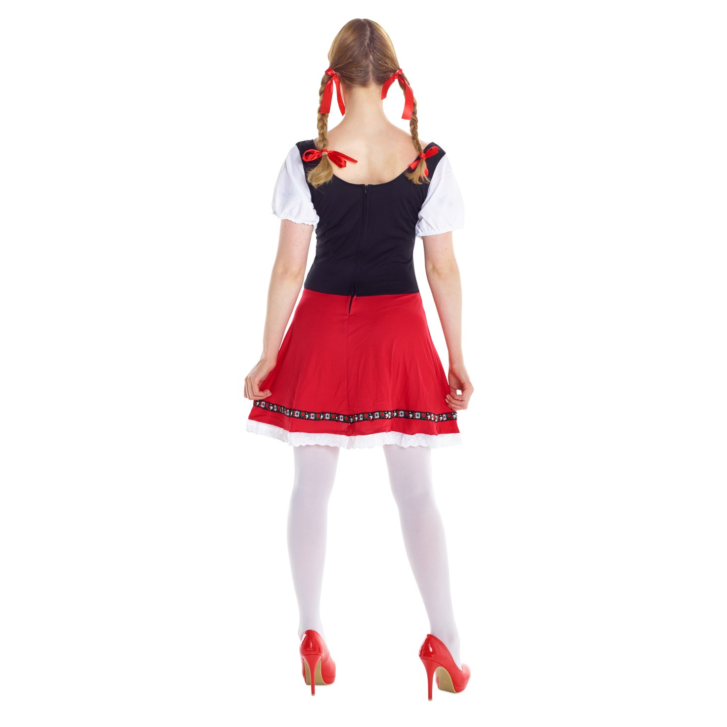 Authentic Women's Oktoberfest Dirndl Dress - Traditional Bavarian Costume for Oktoberfest, Carnival & Themed Parties - Sizes M, L, XL - Perfect for Festivals, Halloween & German Cultural Events