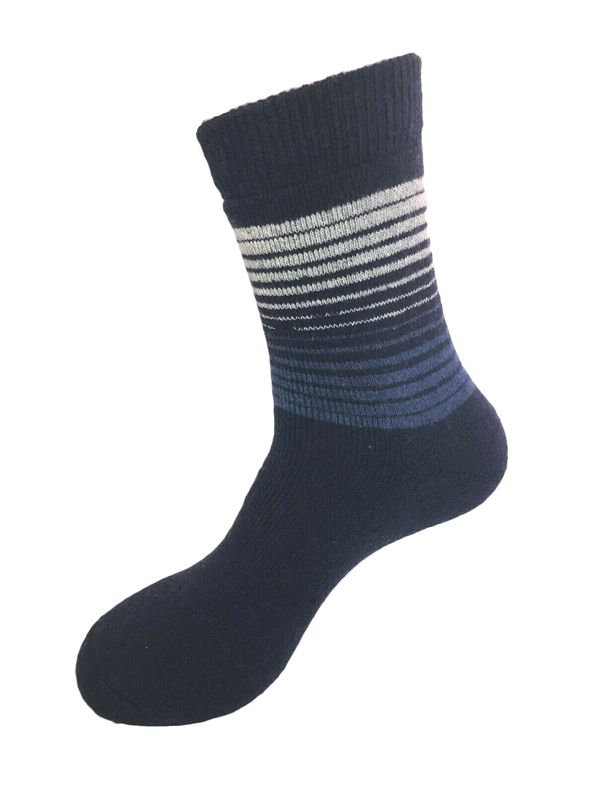 4 Pairs Men's Winter Warm Thermal Crew Socks - Thick Lambswool Ankle Socks for Hiking, Skiing & Cold Weather Comfort