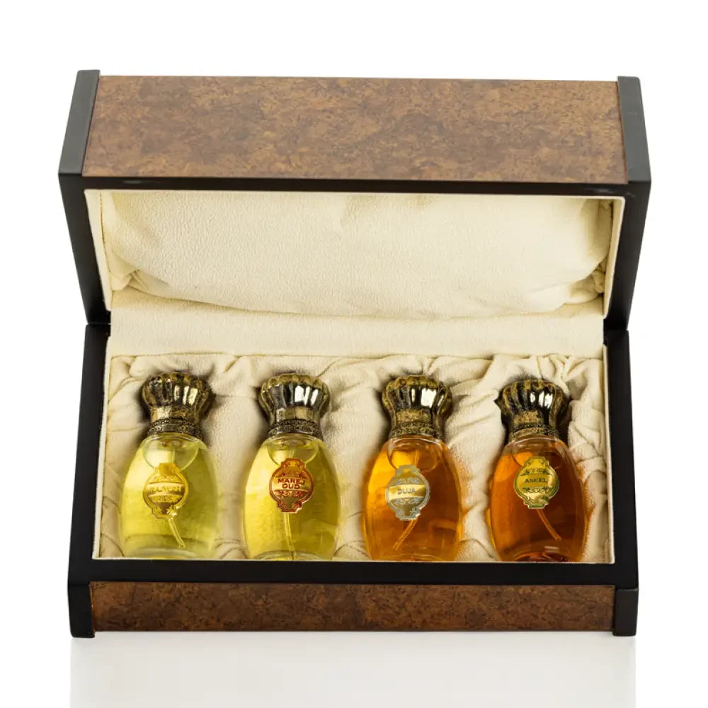 The Crown Collection Eau de Parfum Set - 4 x 30ml Luxury Perfume Gift Set for Women | Perfect for Gifting, Date Nights & Special Occasions