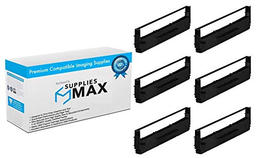 Compatible Replacement Ribbon Cartridge for TallyGenicom Geniprint 10/20/MT-82 Printers - Black (6-Pack) - Model 1A0601B01 - Ideal for Office, Warehouse & Retail Printing Needs