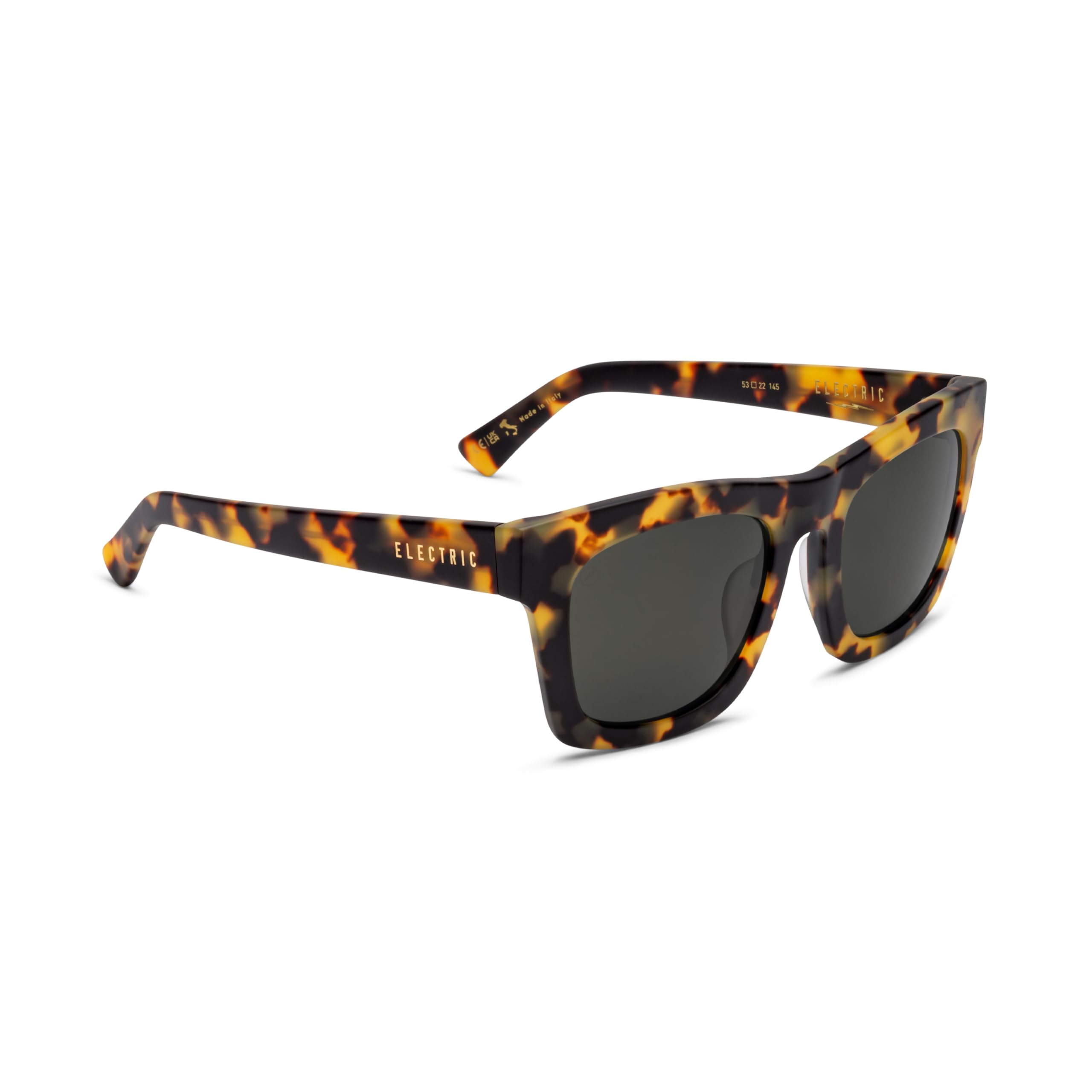 Electric Visual - Crasher 53 Sunglasses | Polarized UV Protection for Men & Women | Perfect for Outdoor Sports, Driving & Beach Activities
