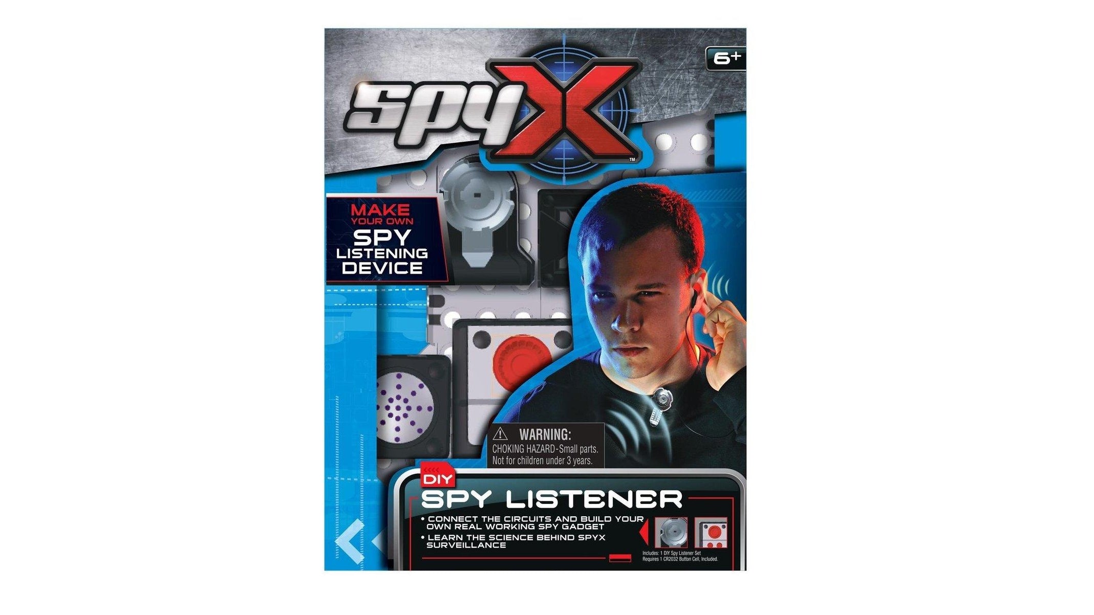SPYX DIY Spy Listener Kit - Build Your Own Covert Listening Device for Home Security & Surveillance