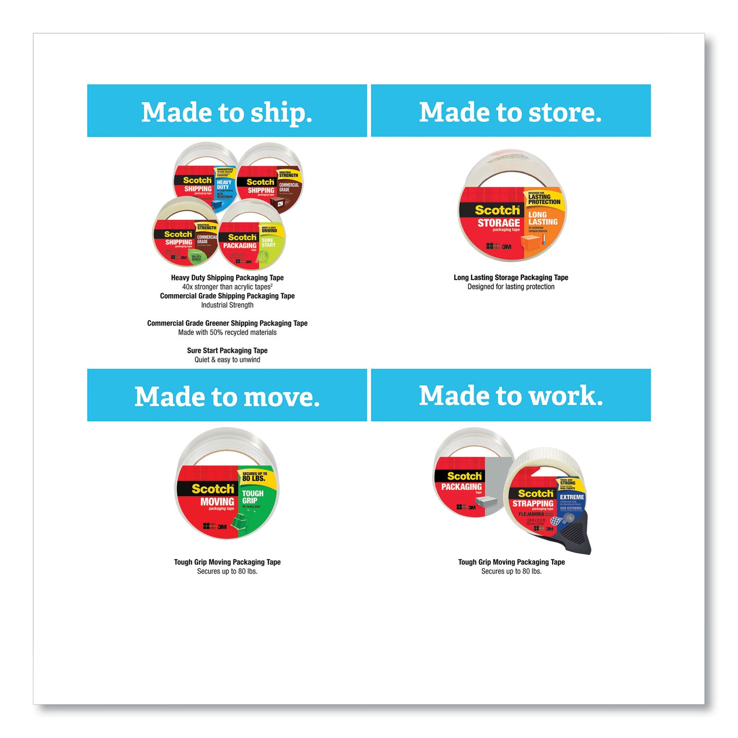 3M™ Value Masking Tape 101+, 3 Core, 0.70