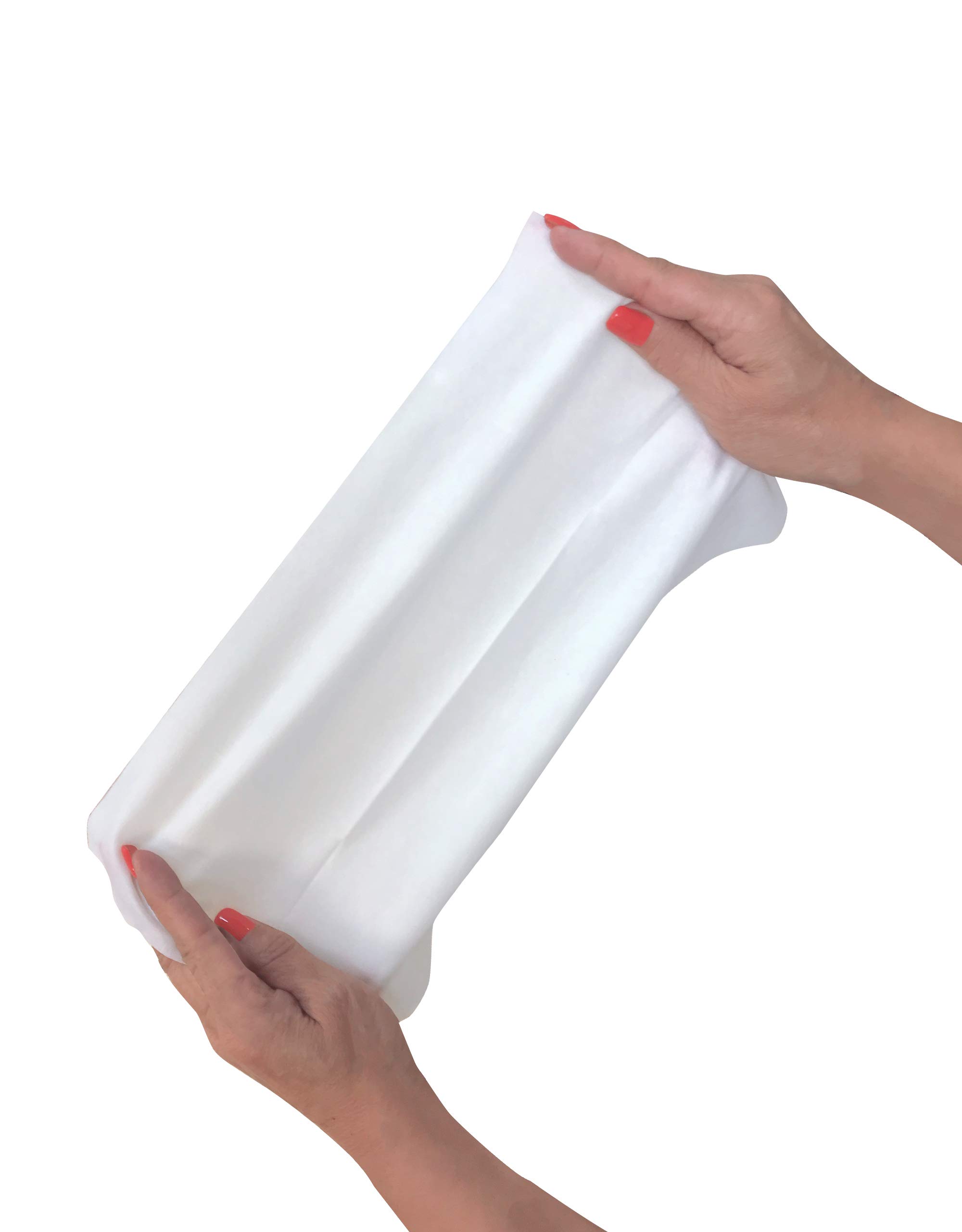 Fragranced Bed Bath Wipes for Adults - Rinse-Free, Microwaveable Premium Skin Cleansing Wet Wipes | Extra Thick Large Body Wash Cloths with Aloe Vera | Ideal for Elderly Care, Post-Surgery, Travel & Home Use