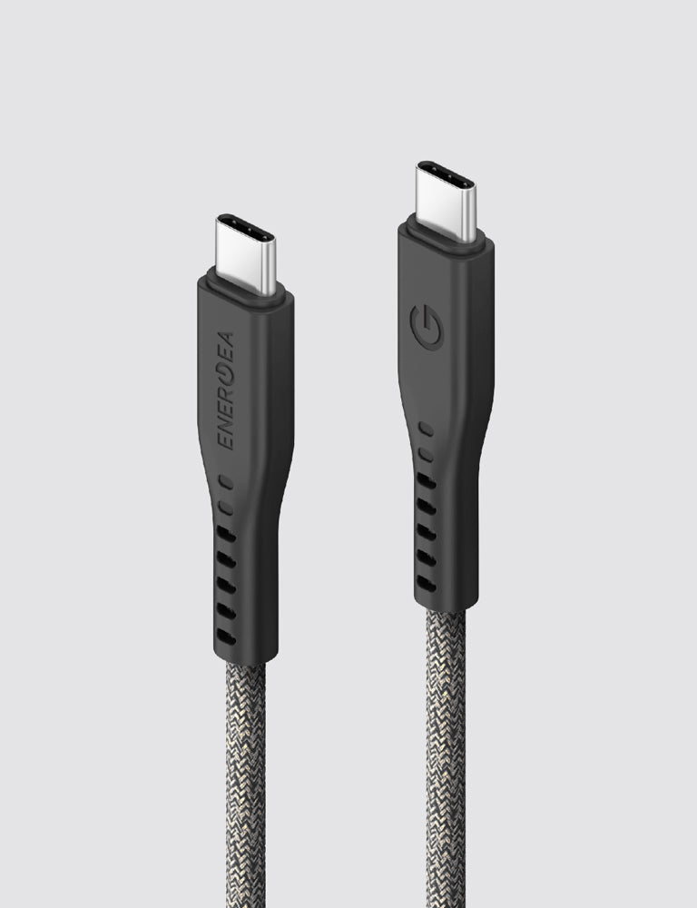 Fast Charging Flow USB3.2 Gen2 Type C to C Cable 30CM (10Gbps, 100W PD) - Perfect for MacBook Pro, iPad Pro, Samsung Galaxy & Quick Device Charging