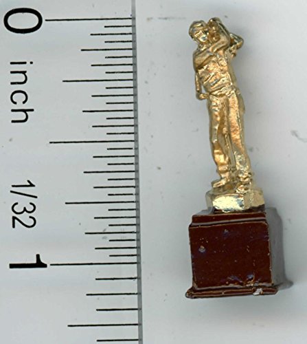 Miniature Golf Trophy for Dollhouse - 1:12 Scale Collectible by Island Crafts & Miniatures - Perfect for DIY Dollhouse Accessories & Miniature Scene Displays