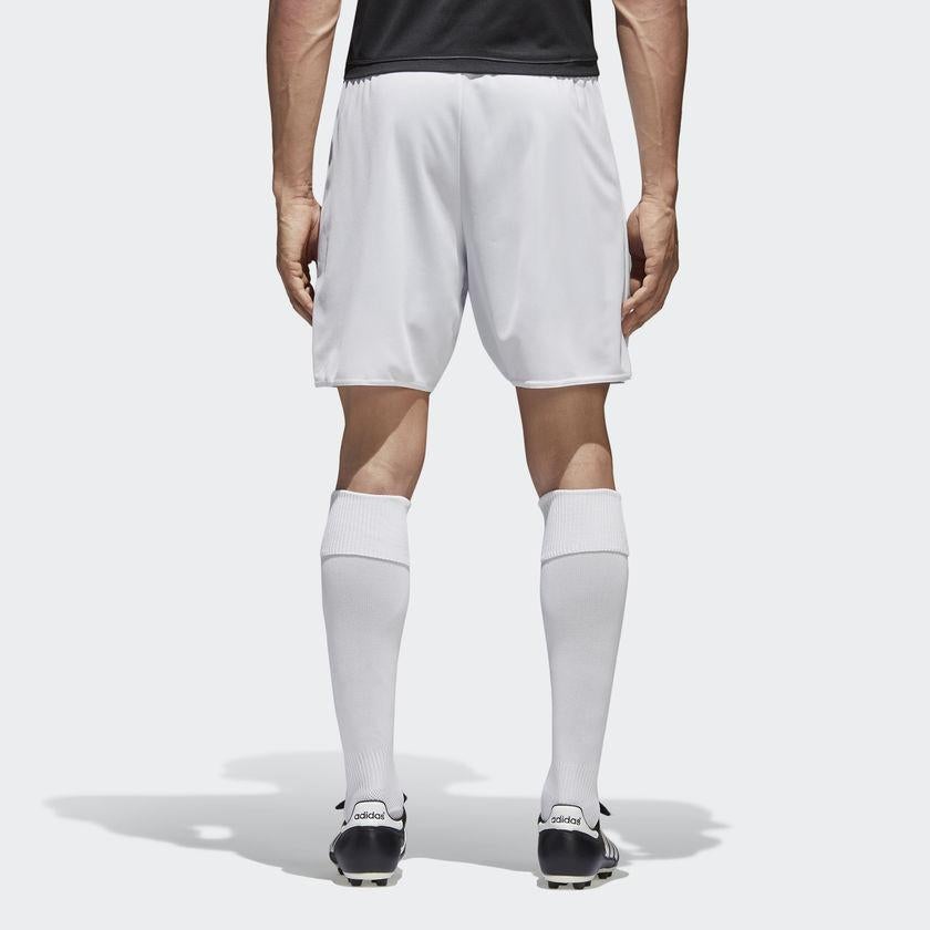 Adidas Parma 16 Soccer Shorts - White - Men's Athletic Training & Match Shorts for Football, Running & Gym Workouts