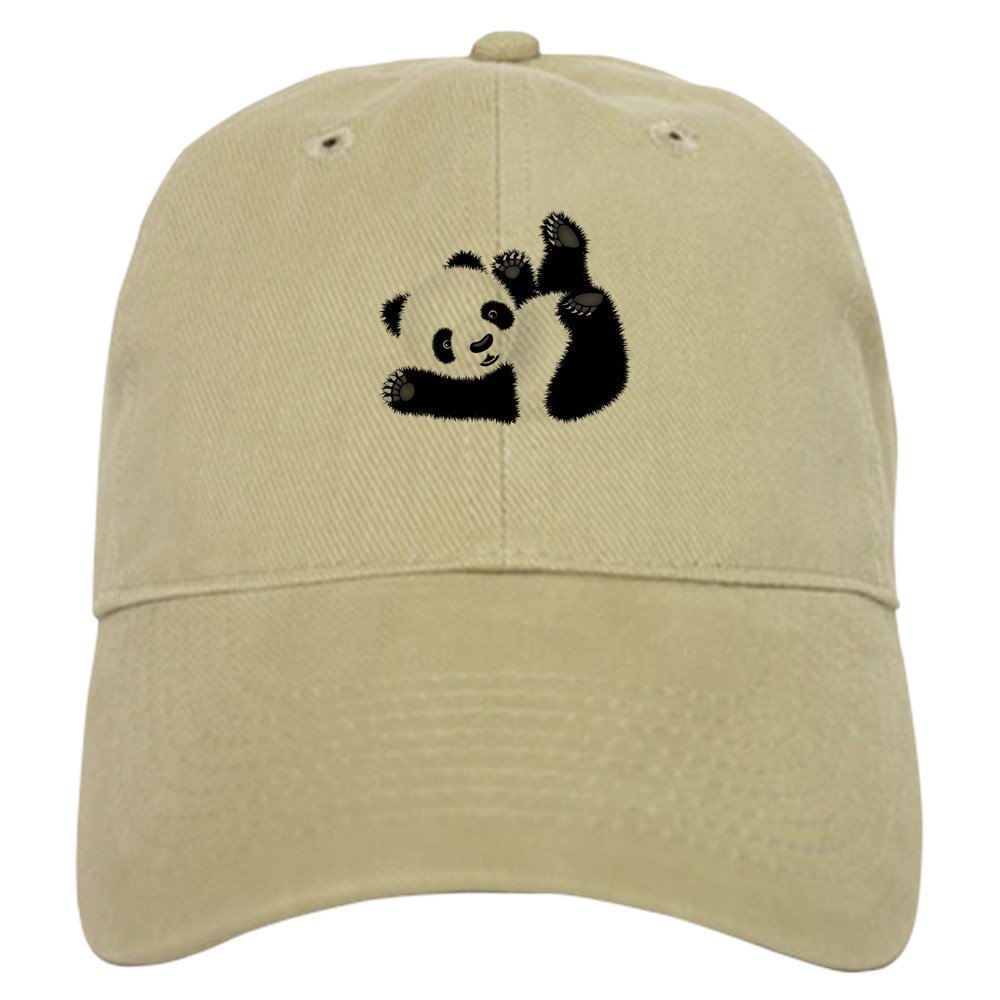 Retro Panda Baseball Cap - Adjustable for Outdoor & Casual Wear