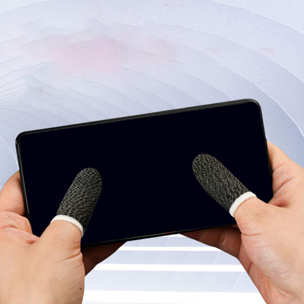 10-Pack Anti-Sweat Finger Cots for Gaming - Breathable Thumb Sleeves for Controllers & Phones | Reduce Sweat & Improve Grip | Perfect for PS5, Xbox, Switch & Mobile Gaming