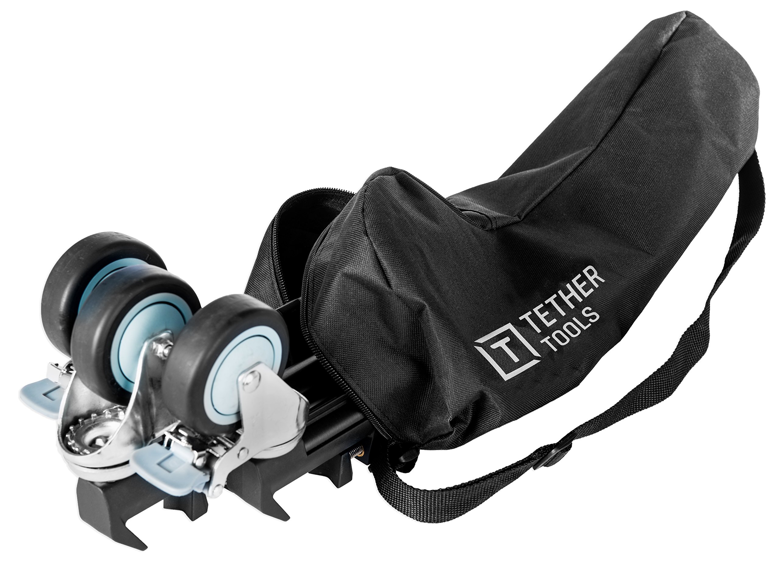 Tether Tools Rock Solid Tripod Roller - Professional Camera Tripod with Smooth Wheels for Studio & Outdoor Photography, Videography, and Live Streaming