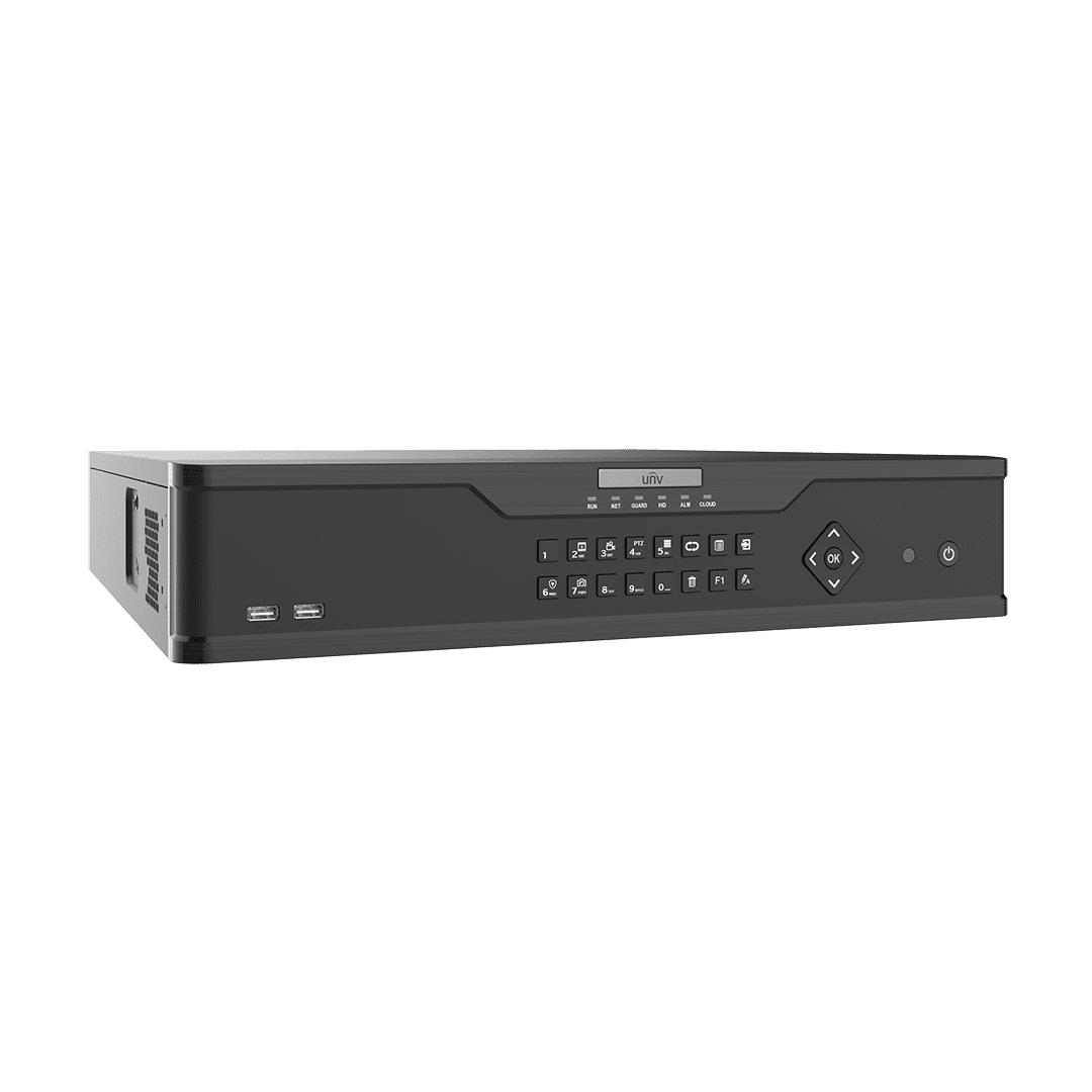 Uniview NVR304 16X 32 Channel 4 SATA Network Video Recorder for Business Security Surveillance - 4K HD Video Storage System with AI Analytics for Home & Office Protection