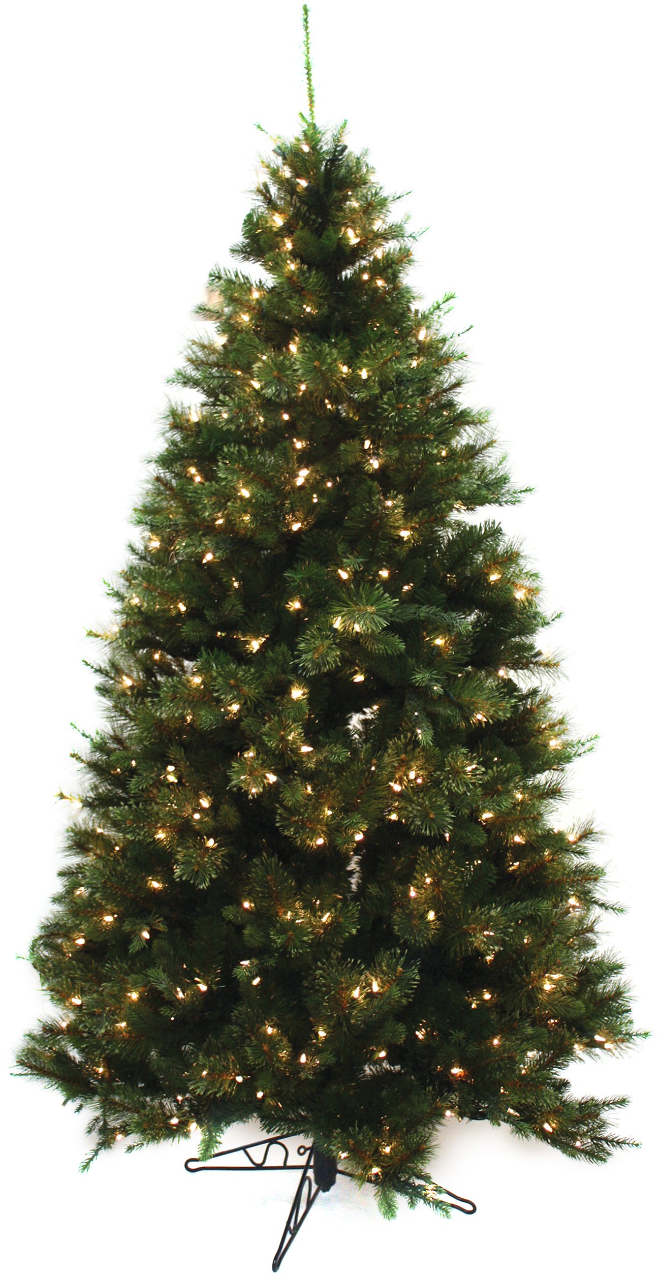 Premium 9-Ft Pre-Lit Blue Nordmann Fir Artificial Christmas Tree with 900 Clear LED Lights & 2148 Tips - Perfect for Home, Office & Holiday Decorations