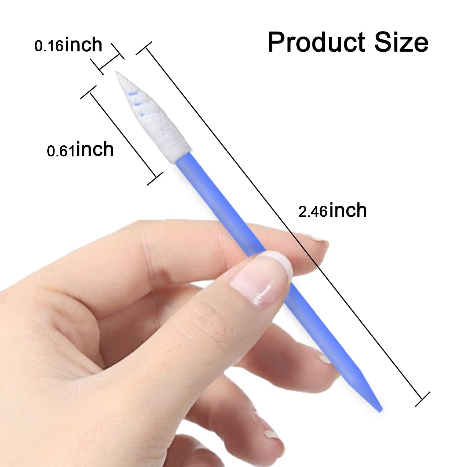 Wellgler's 200pcs Foam Cleaning Swabs - Precision Cleaning Tools for Electronics, Guns & Solenoid Valves | Perfect for Narrow Gaps, Tracks & Hard-to-Reach Areas | Multi-Purpose Cleaning for Gadgets, Firearms & Industrial Equipment