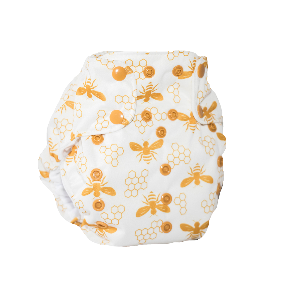 Smart Bottoms Dream Diaper 2.0 - Organic Cotton Cloth Diaper for Babies | Eco-Friendly, Reusable & Absorbent | Perfect for Daycare, Travel & Overnight Use