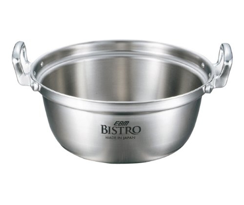 EBM Bistro 3-Layer Stainless Steel Clad Saucepan - 14.2 Inch (36cm) Professional Cookware for Induction, Gas & Electric Stoves - Perfect for Soups, Stews & Pasta Cooking